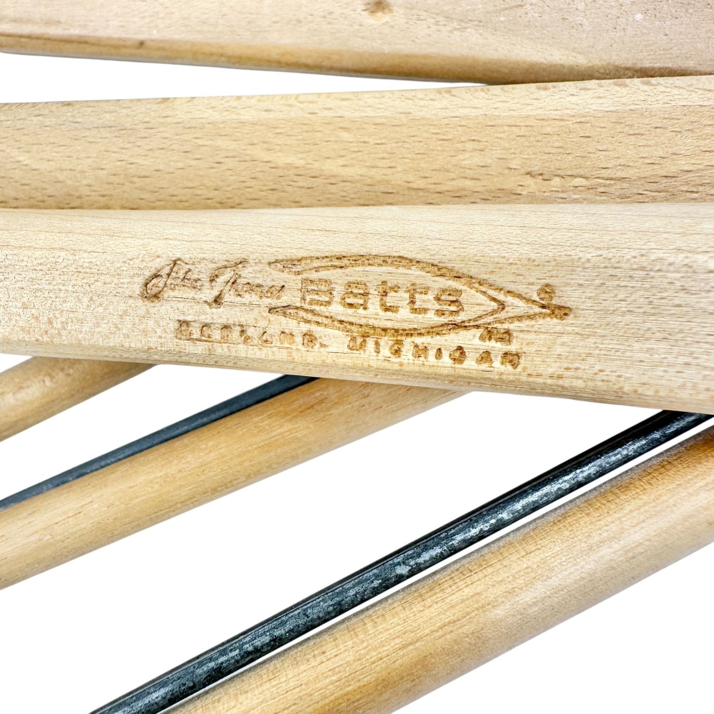 Vintage Wooden Suit Hangers Bundle Of 4 By John H. Batts Co. for Menswear Suits