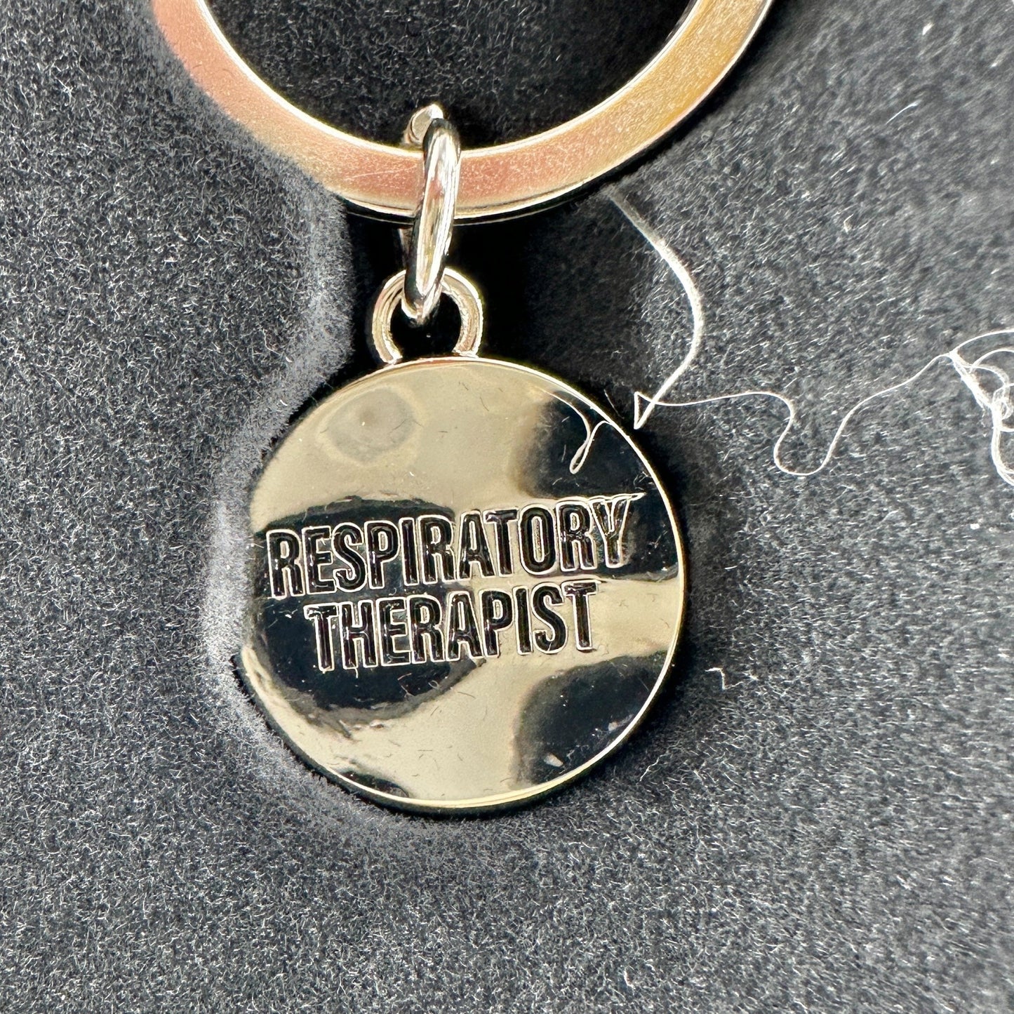 Respiratory Therapist Keychain Lung Stethoscope Charms For Medical Professionals