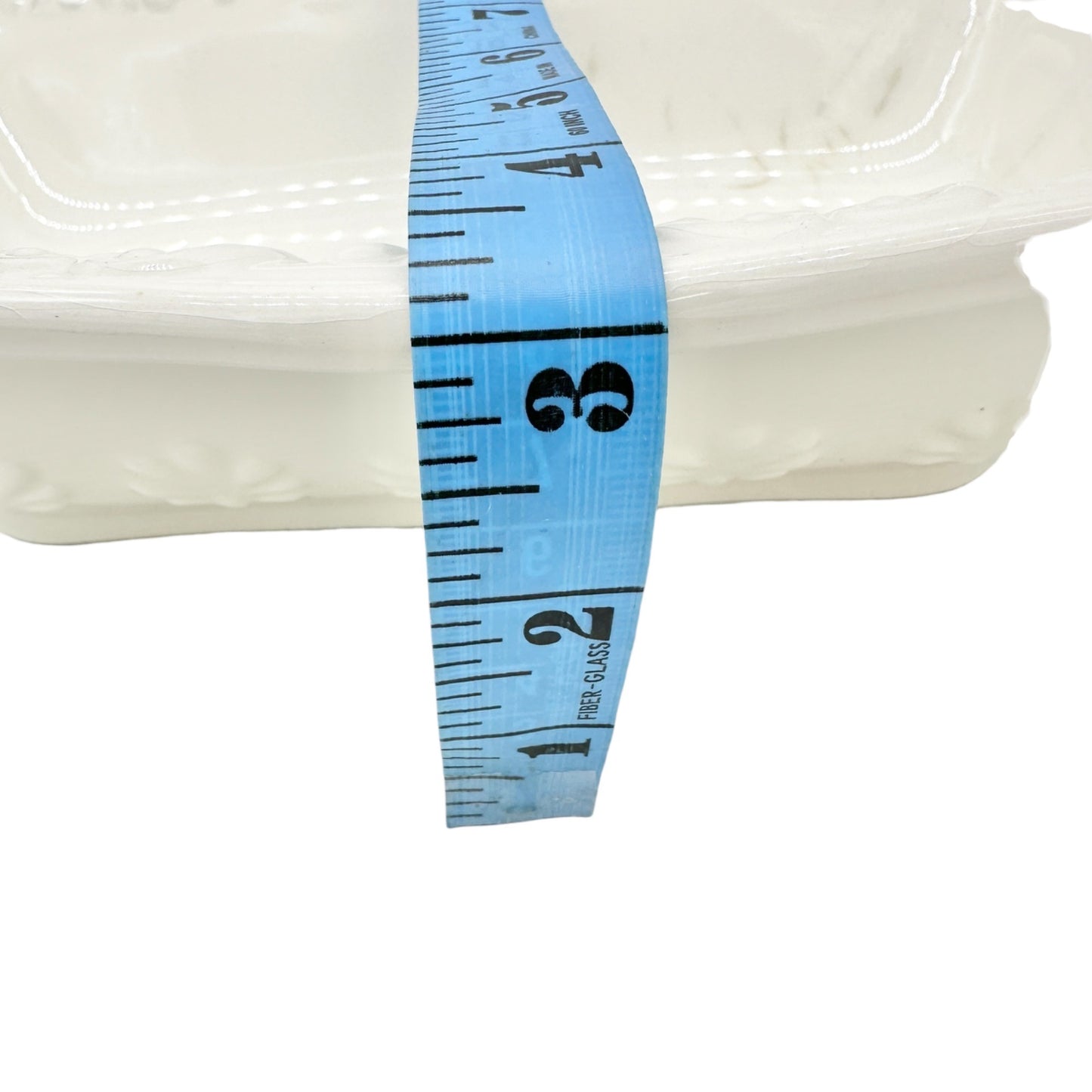 Bizzirri Rectangular Ceramic Serving Dish White Made In Italy Vintage Elegance