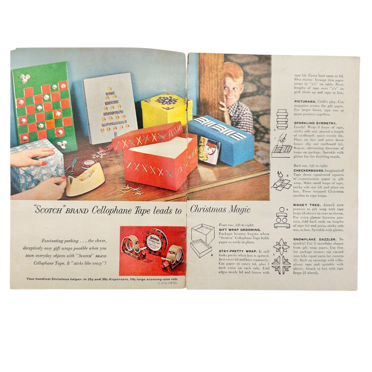 Vintage 1959 "Christmas Magic" McCalls & American Home Magazine Gift Guide