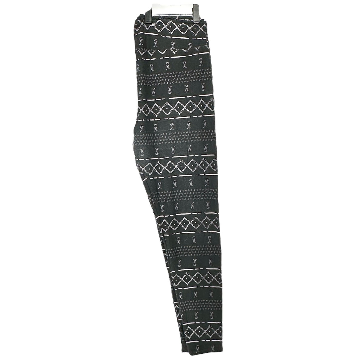 LuLaRoe Leggings Womens Tall and Curvy Black White Geometric Print Stretchy Soft