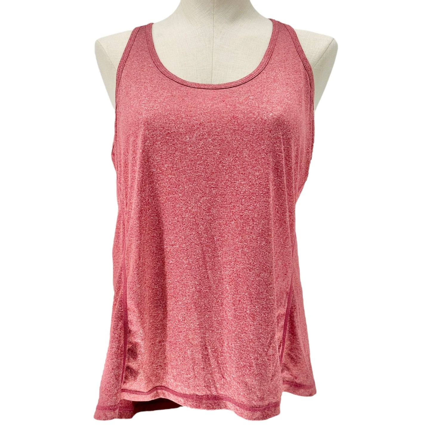 Icyzone Set Of 3 Racerback Tank Tops Womens XL Red Green Gray Athletic Wear