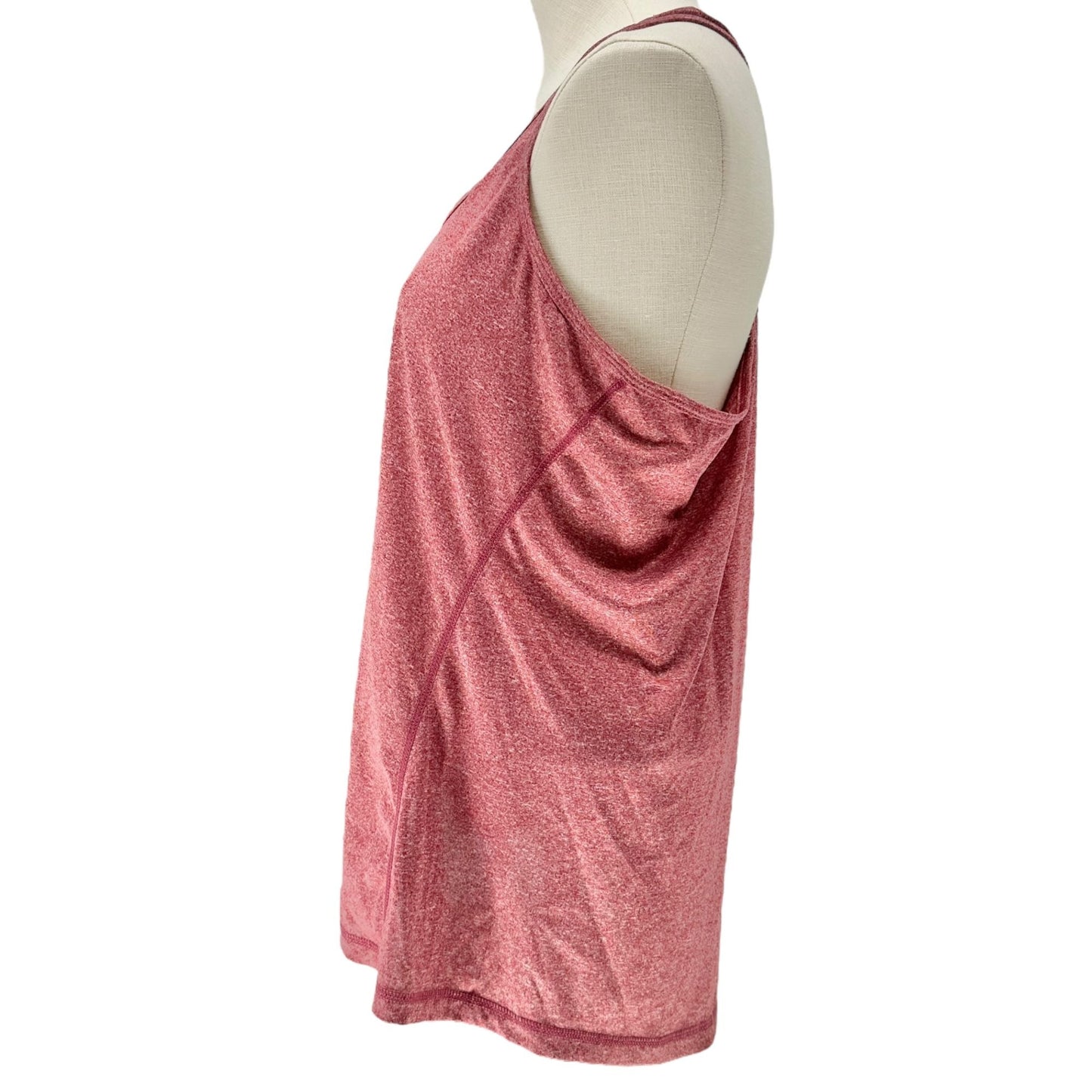 Icyzone Set Of 3 Racerback Tank Tops Womens XL Red Green Gray Athletic Wear