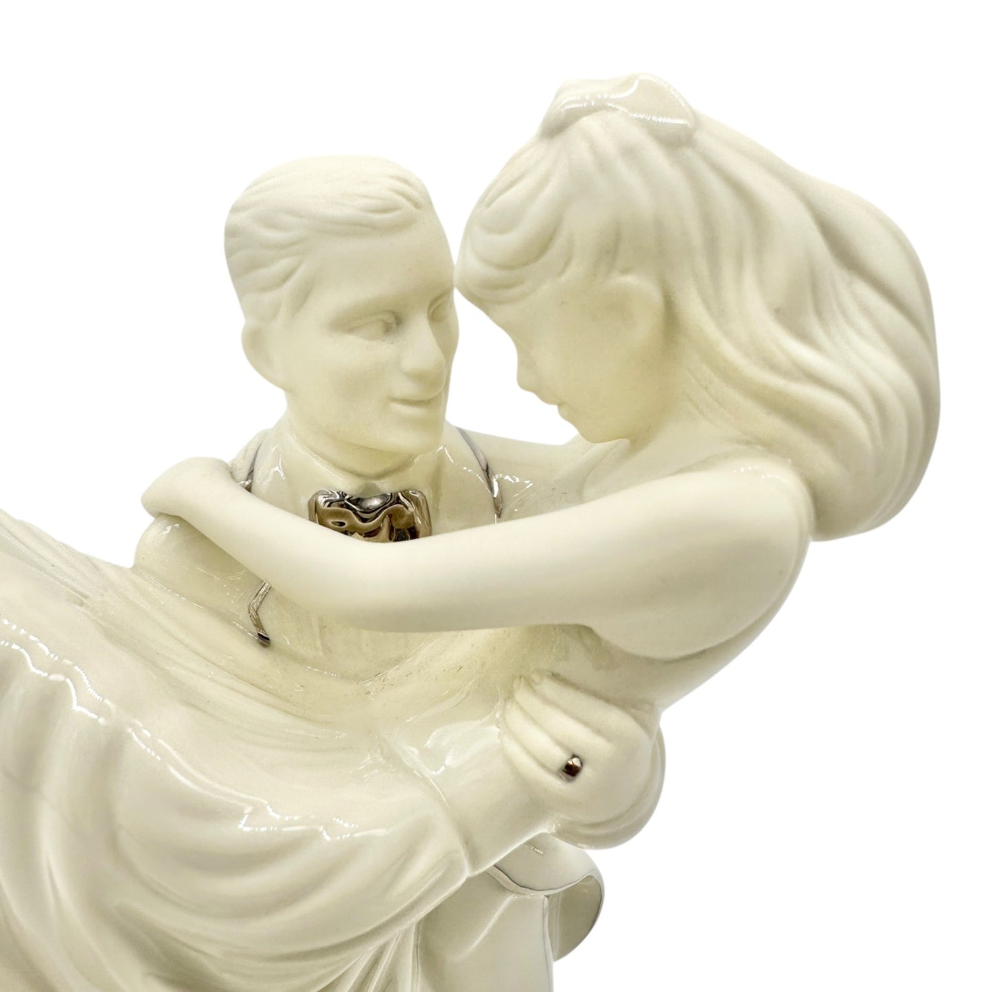 Lenox SWEPT AWAY Wedding Promises Collection Porcelain Figurine Bride and Groom