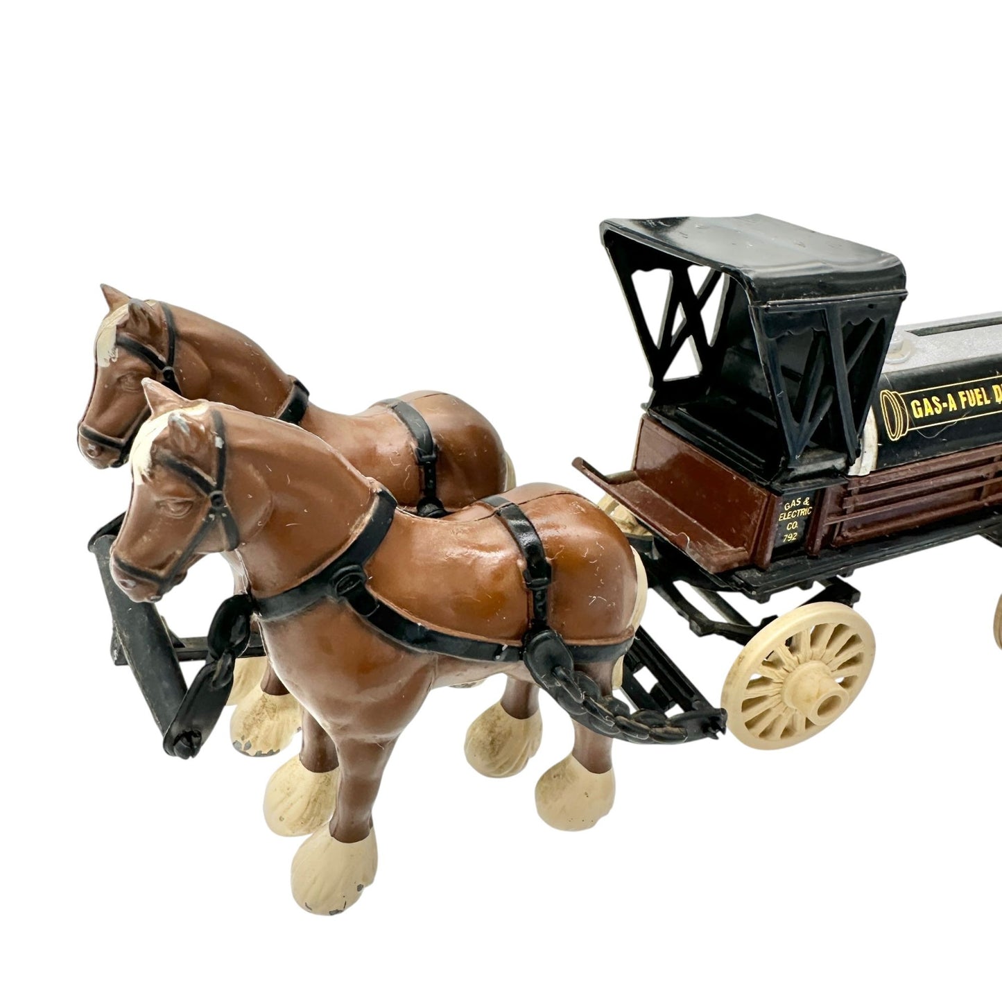 ERTL Horse and Wagon Tanker Bank Vintage Collectible Coin Bank Limited Edition