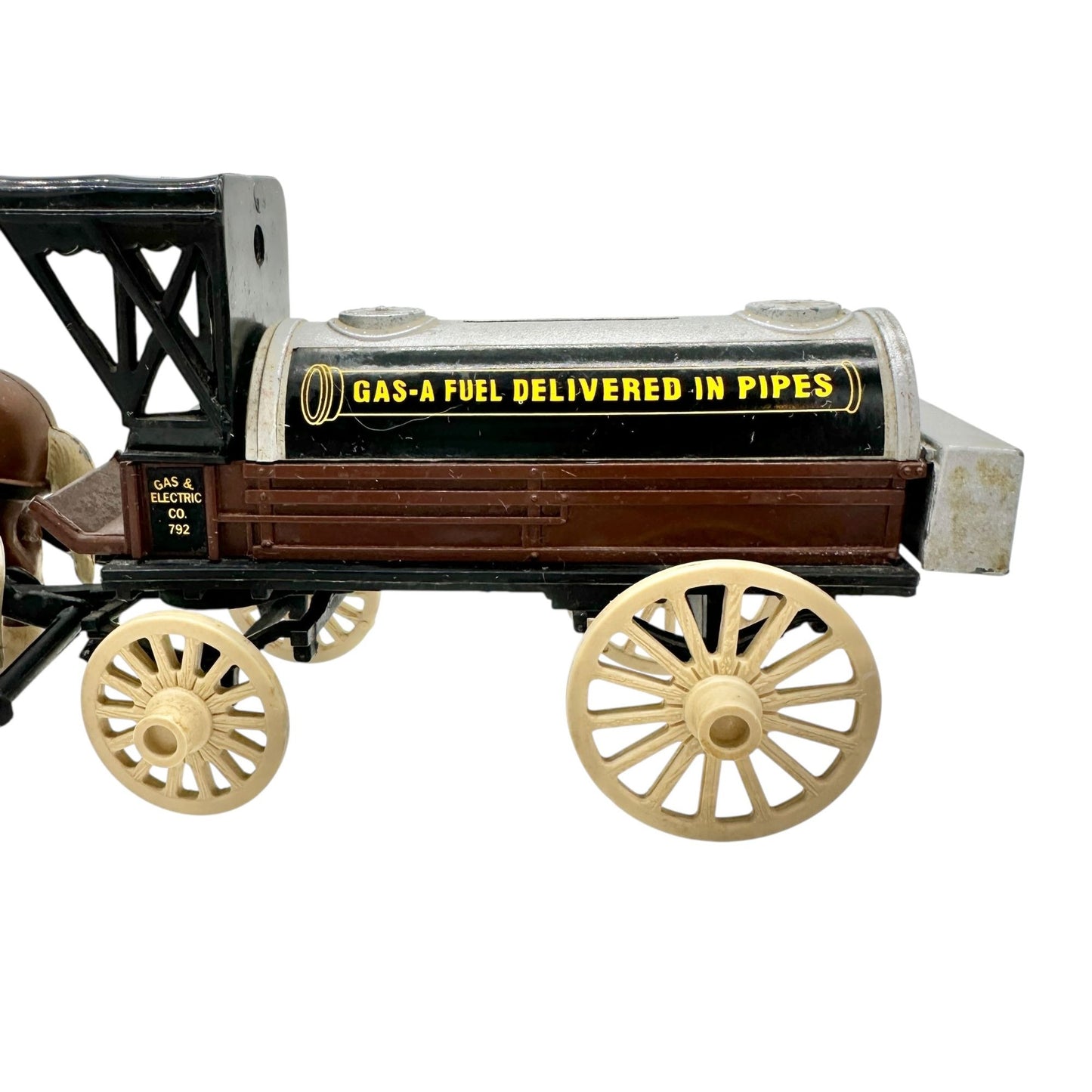 ERTL Horse and Wagon Tanker Bank Vintage Collectible Coin Bank Limited Edition