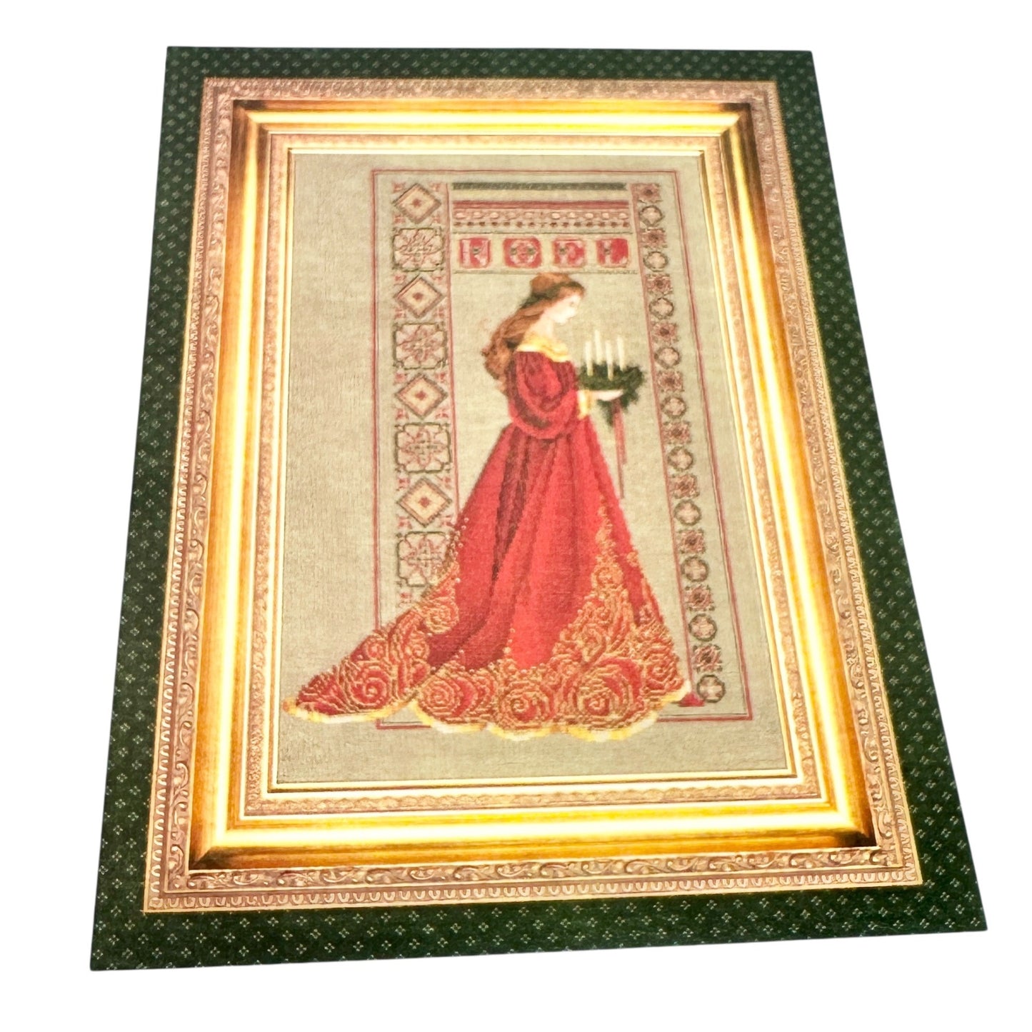 CELTIC CHRISTMAS 1995 Cross-Stitch Pattern 32 Leavitt-Imblum Lavender & Lace