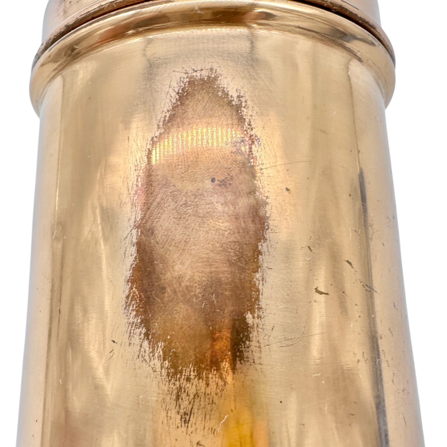 Vintage Copper Cheese Shaker With Handle and Perforated Lid Solid Copper Korea