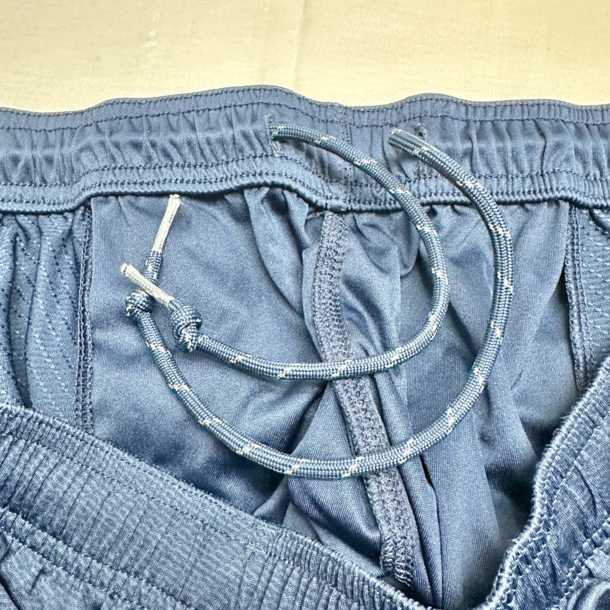 Adidas ClimaCool Blue Athletic Shorts Mens Size L Drawstring Lightweight