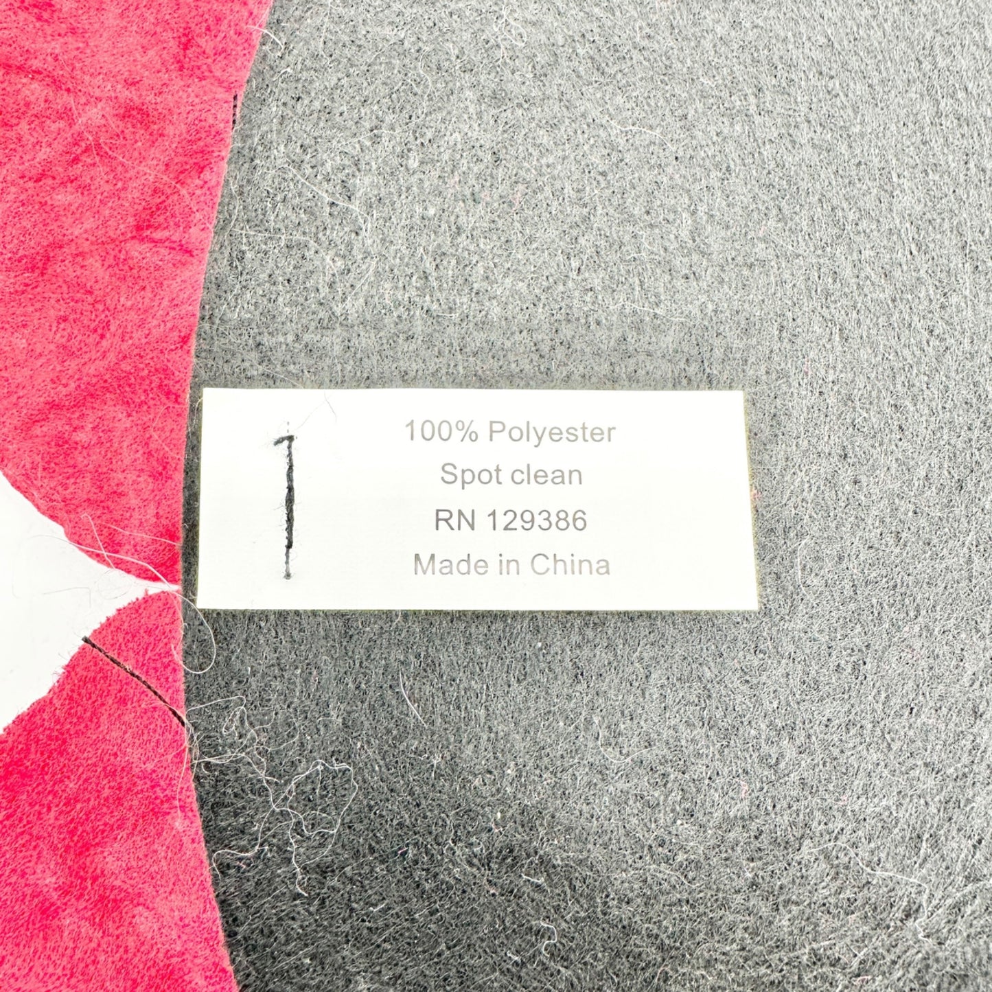 Set Of 2 Robert Stanley Poinsettia Shaped Red Woven Placemats 17 inch Christmas