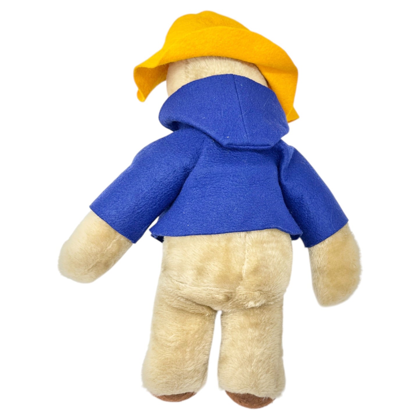 Handmade Paddington Bear Plush Removable Yellow Hat and Blue Coat 20 inch Tall