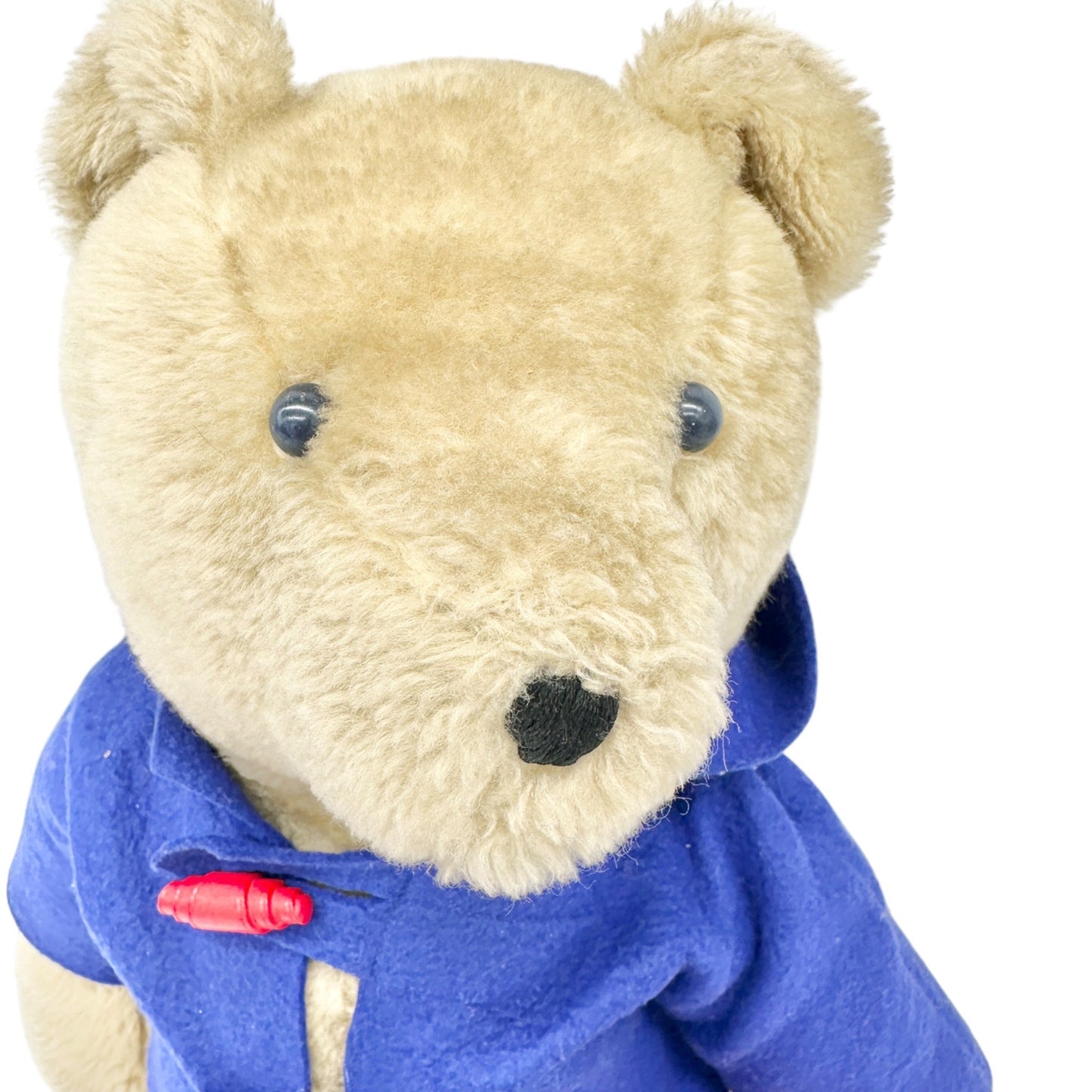 Handmade Paddington Bear Plush Removable Yellow Hat and Blue Coat 20 inch Tall