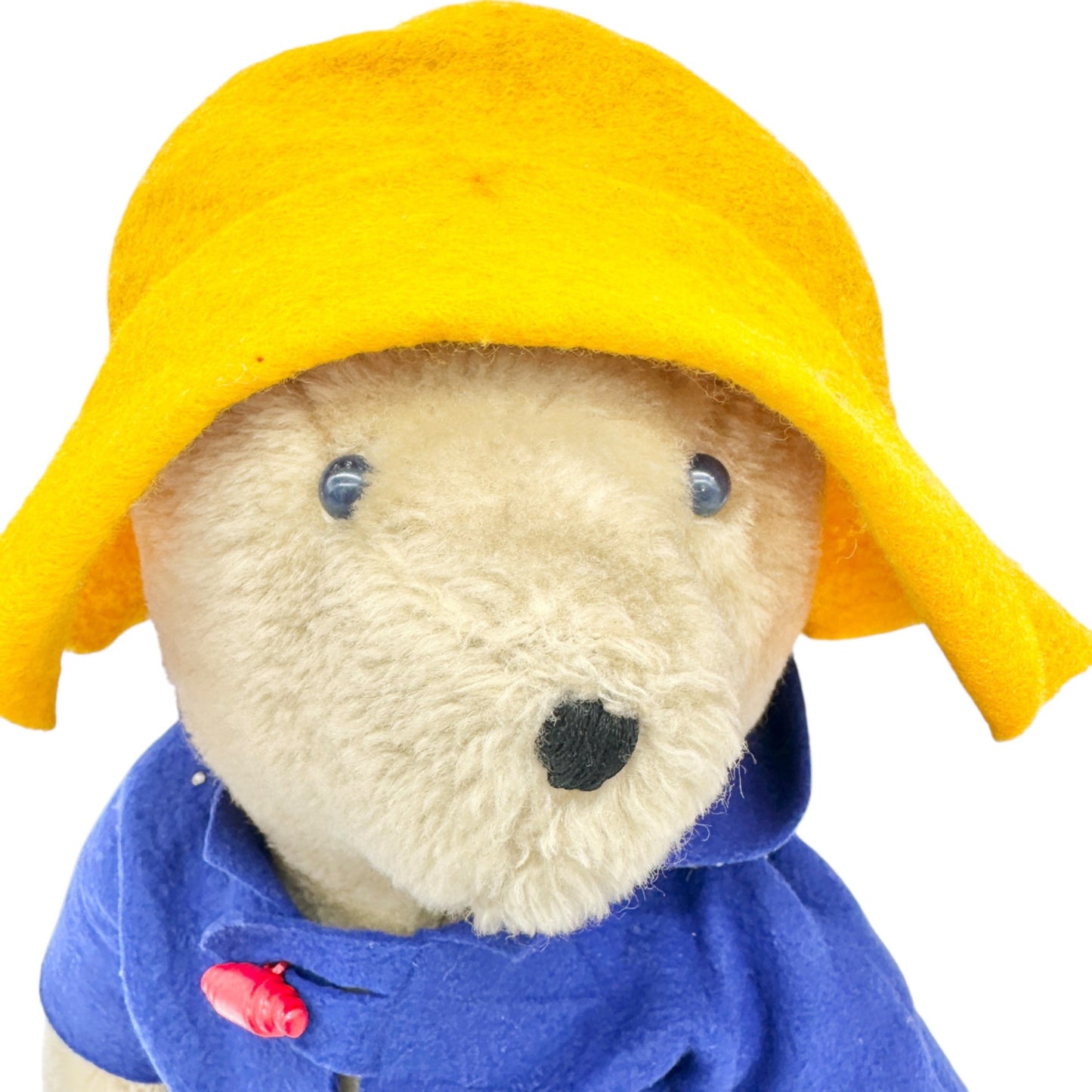 Handmade Paddington Bear Plush Removable Yellow Hat and Blue Coat 20 inch Tall