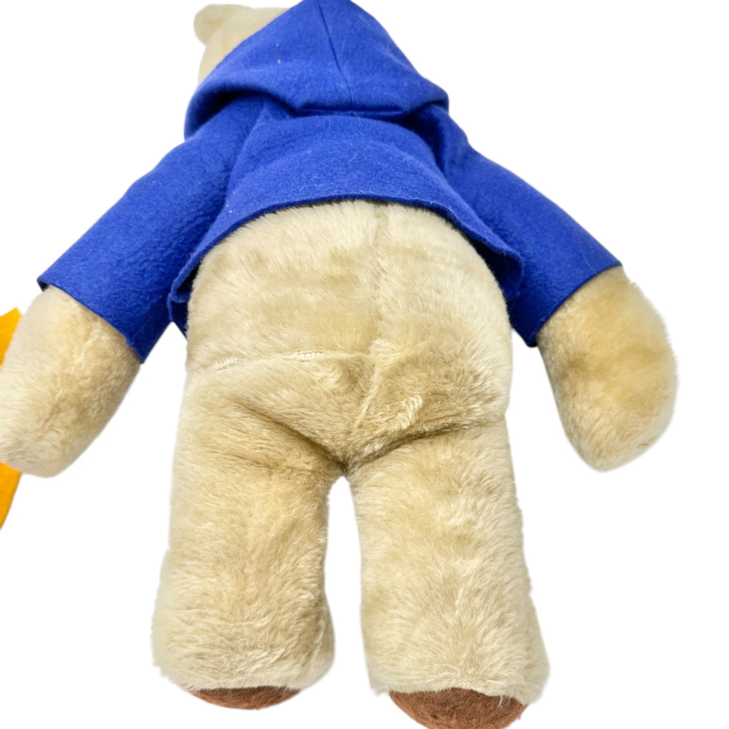Handmade Paddington Bear Plush Removable Yellow Hat and Blue Coat 20 inch Tall