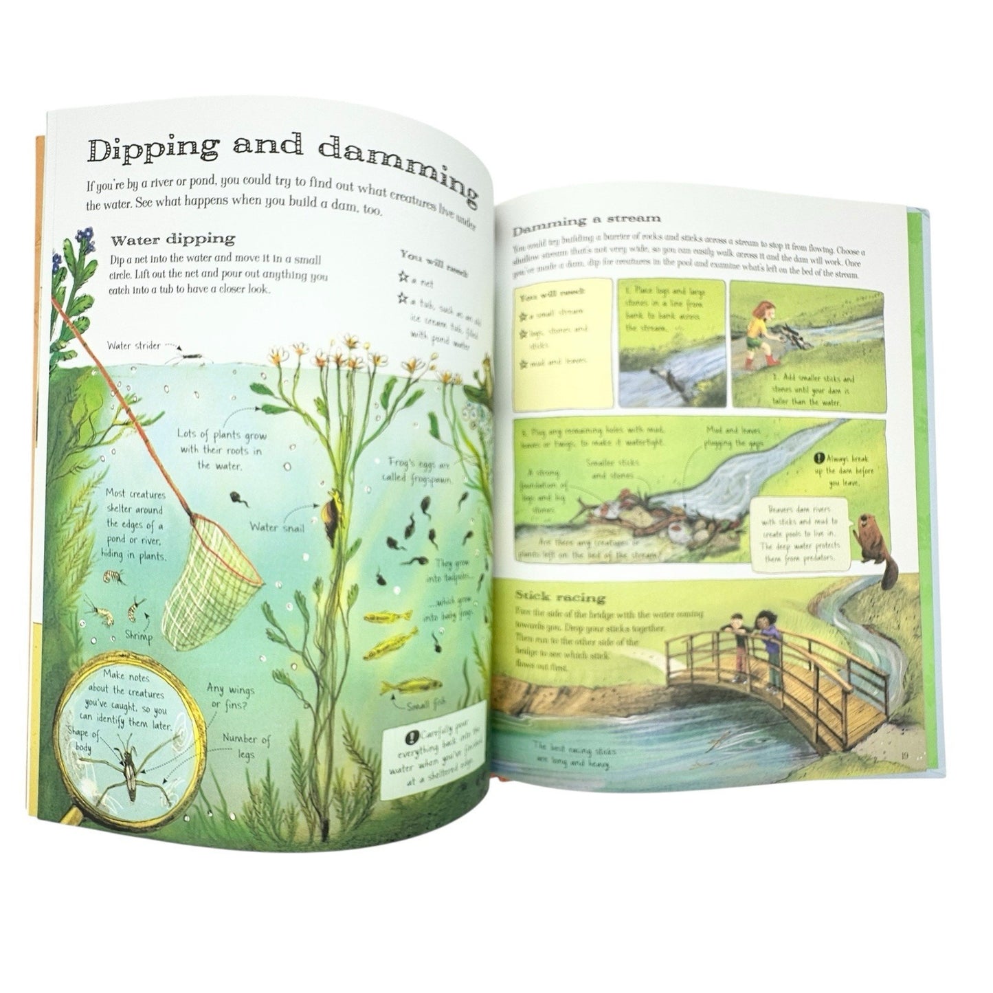 The Usborne Outdoor Book (2017, Hardcover) Fun Outdoor Activities for Kids