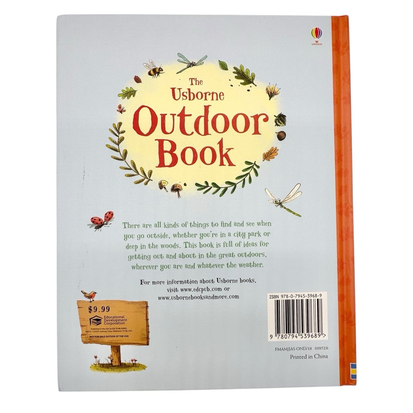 The Usborne Outdoor Book (2017, Hardcover) Fun Outdoor Activities for Kids