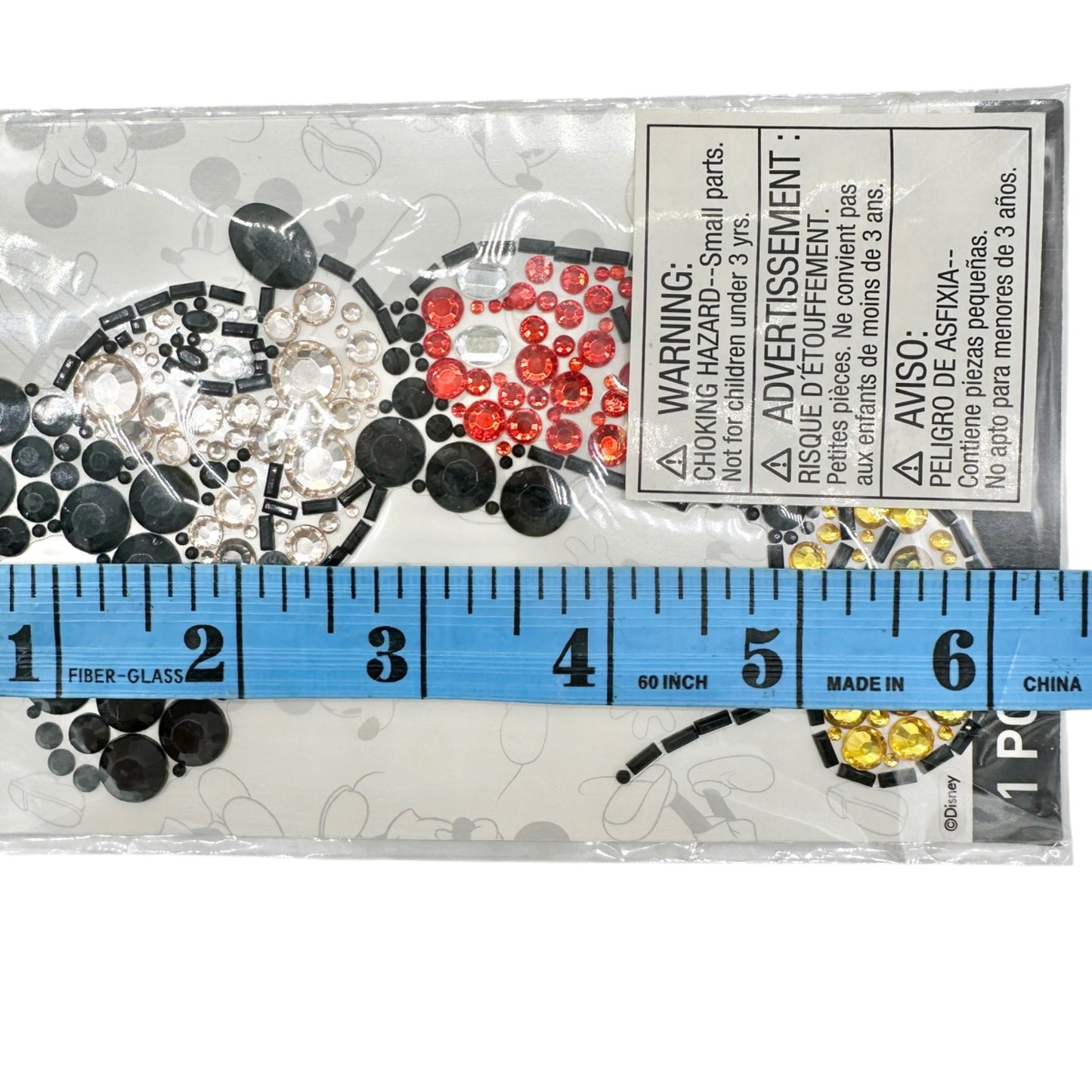 Disney Mickey and Minnie Mouse Bling Stickers 90 Yrs Magic Rhinestone Craft Set