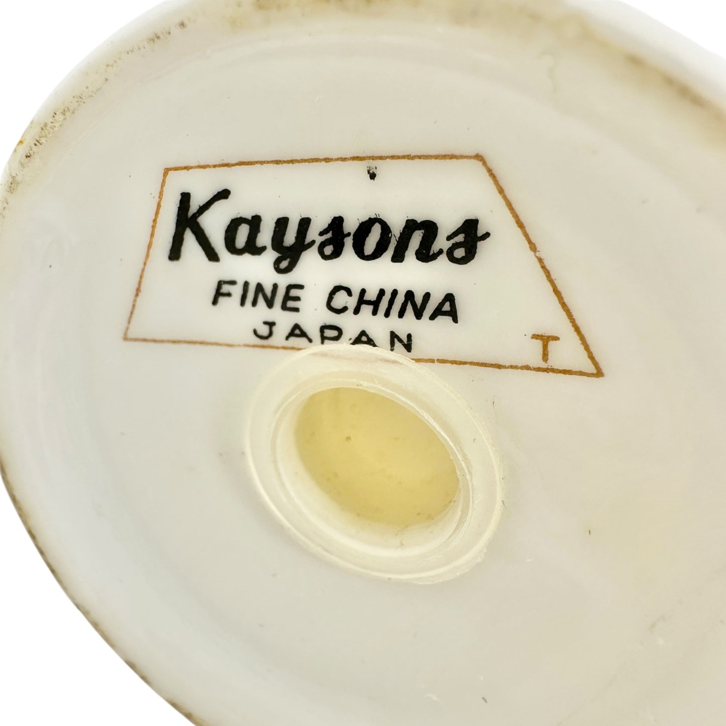 Vintage Kaysons Fine China Pepper Shaker Lily Of The Valley Design Gold Trim