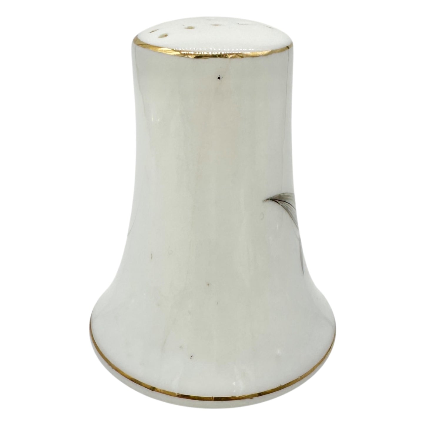 Vintage Kaysons Fine China Pepper Shaker Lily Of The Valley Design Gold Trim