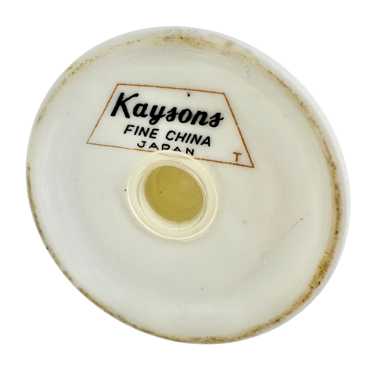 Vintage Kaysons Fine China Pepper Shaker Lily Of The Valley Design Gold Trim