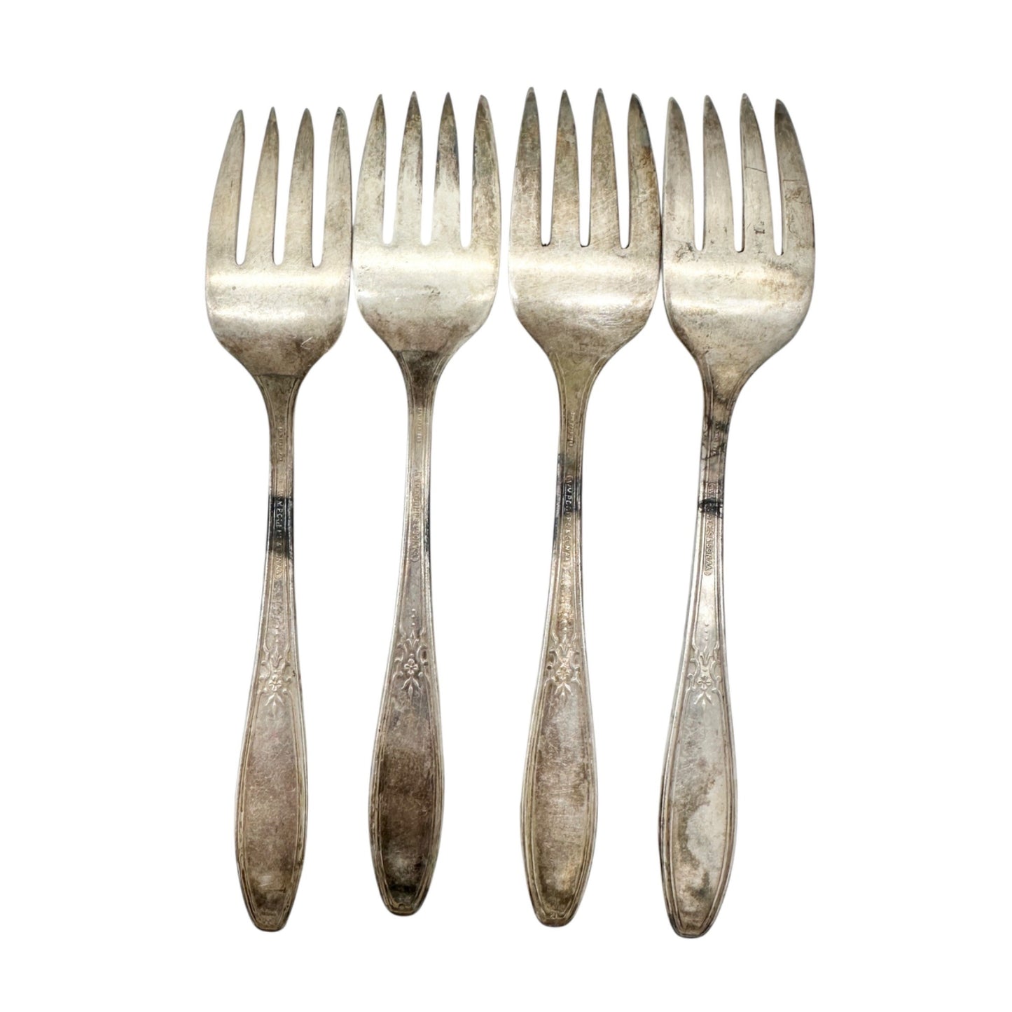 Various Vintage Spoon and Fork Collection WM Rogers R Wallace and More