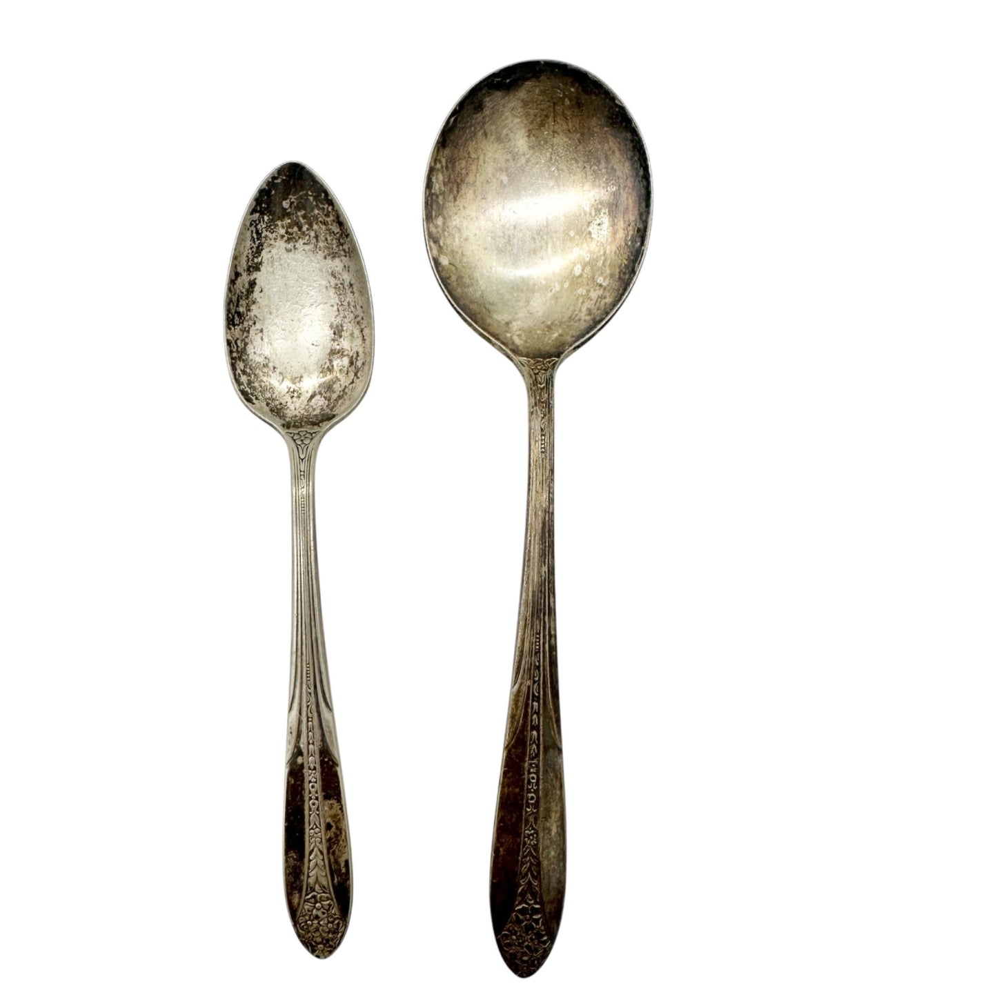 Various Vintage Spoon and Fork Collection WM Rogers R Wallace and More
