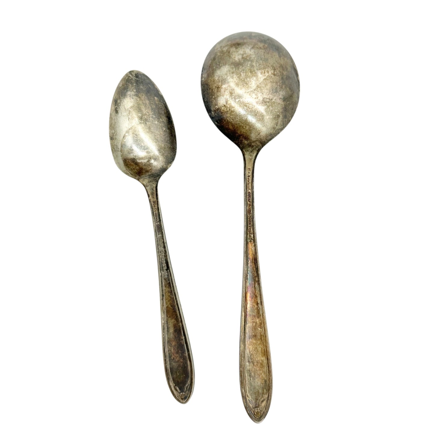 Various Vintage Spoon and Fork Collection WM Rogers R Wallace and More