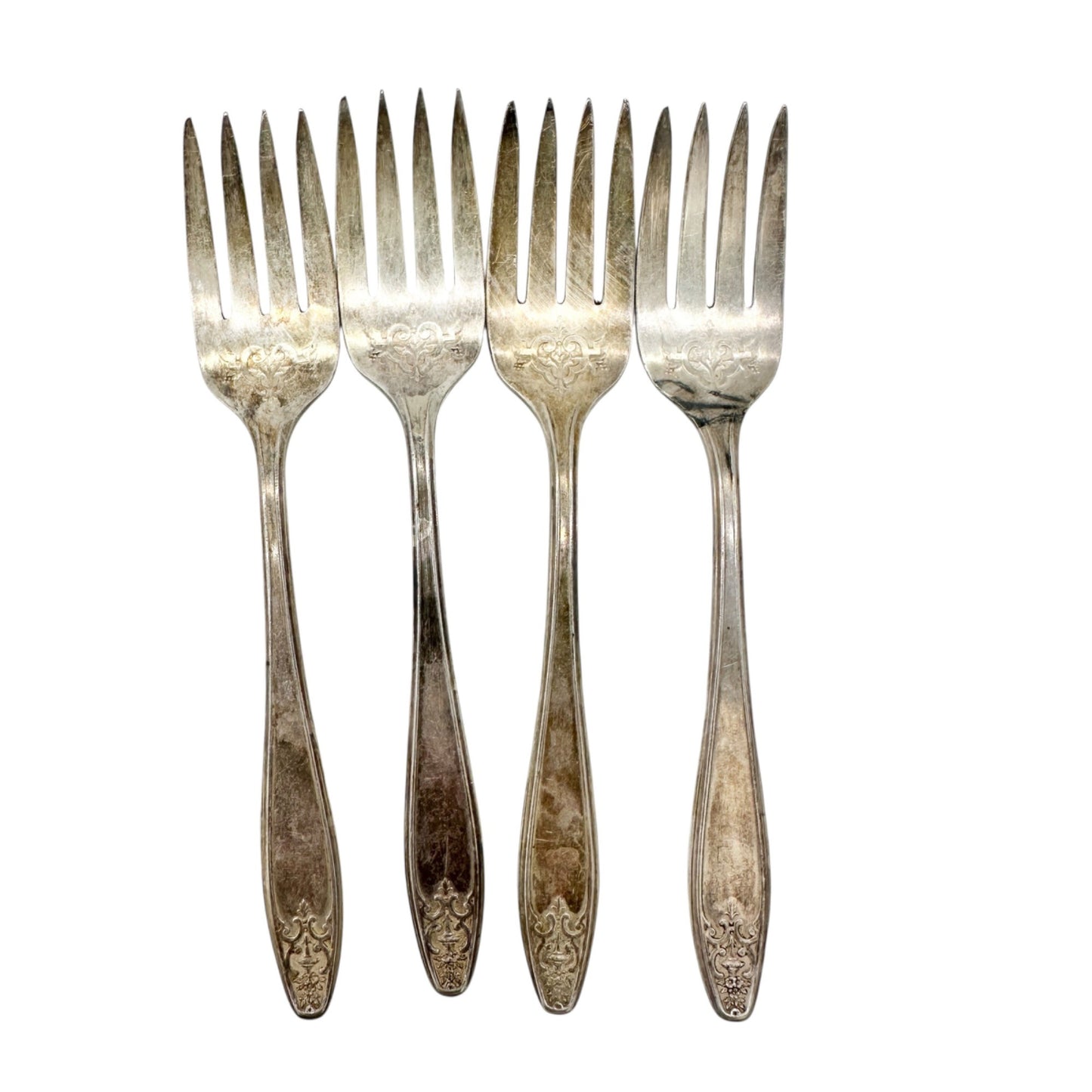 Various Vintage Spoon and Fork Collection WM Rogers R Wallace and More