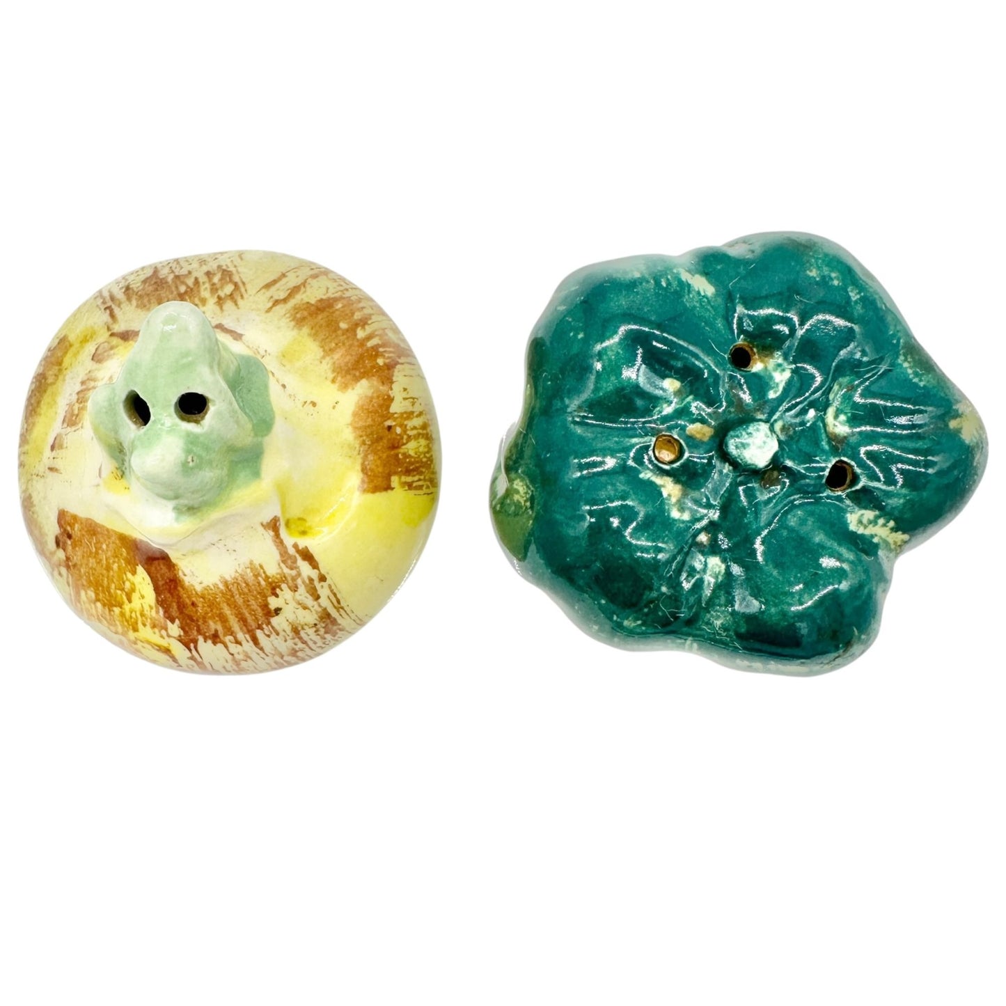 Vintage Ceramic Onion and Bell Pepper Salt And Pepper Shakers Unique