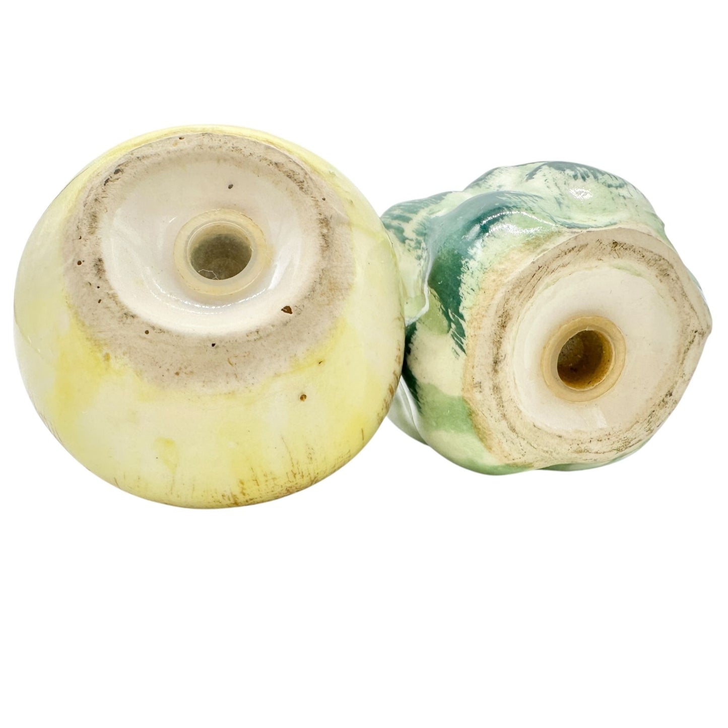 Vintage Ceramic Onion and Bell Pepper Salt And Pepper Shakers Unique
