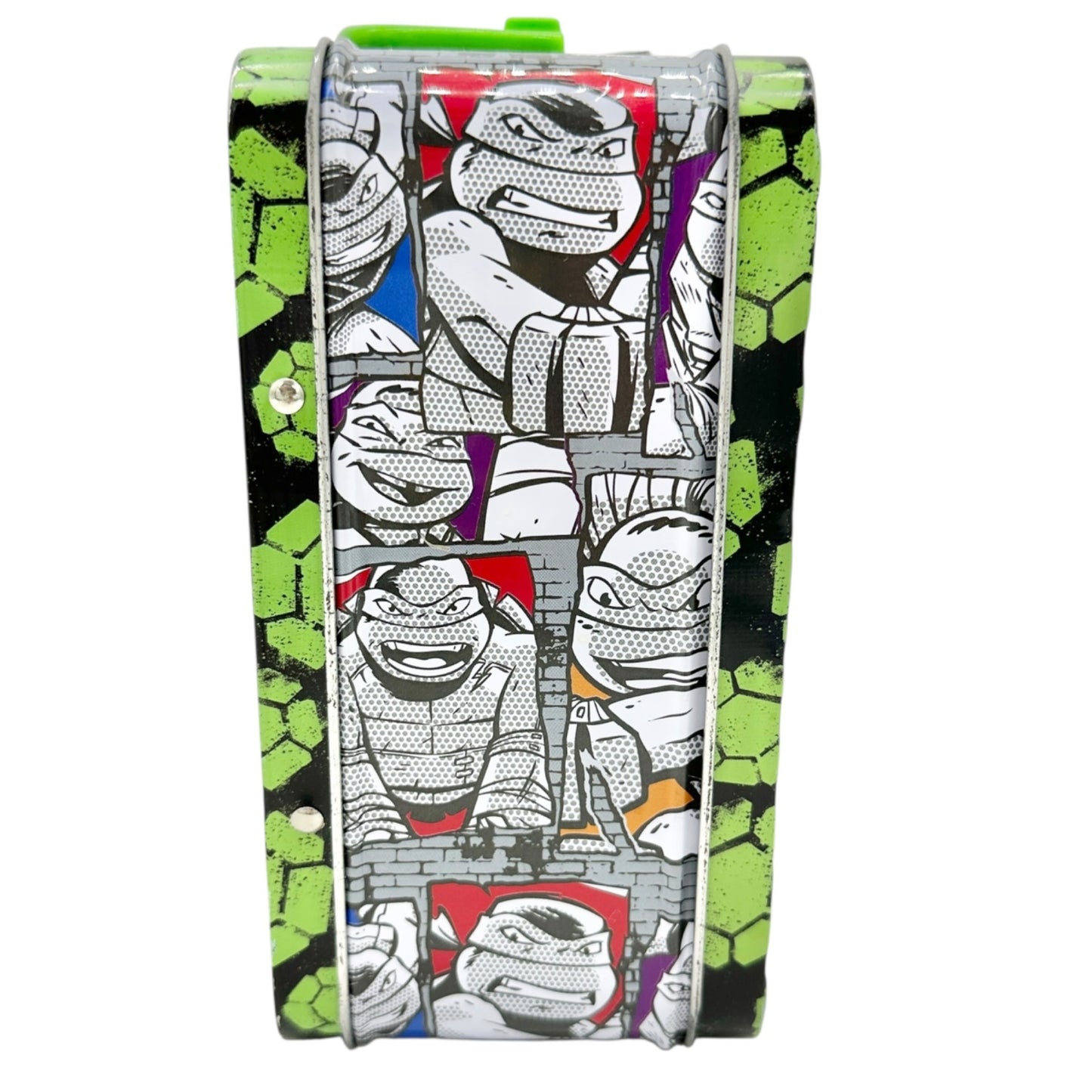 Nickelodeon Teenage Mutant Ninja Turtles Metal Lunch Box With Green Handle