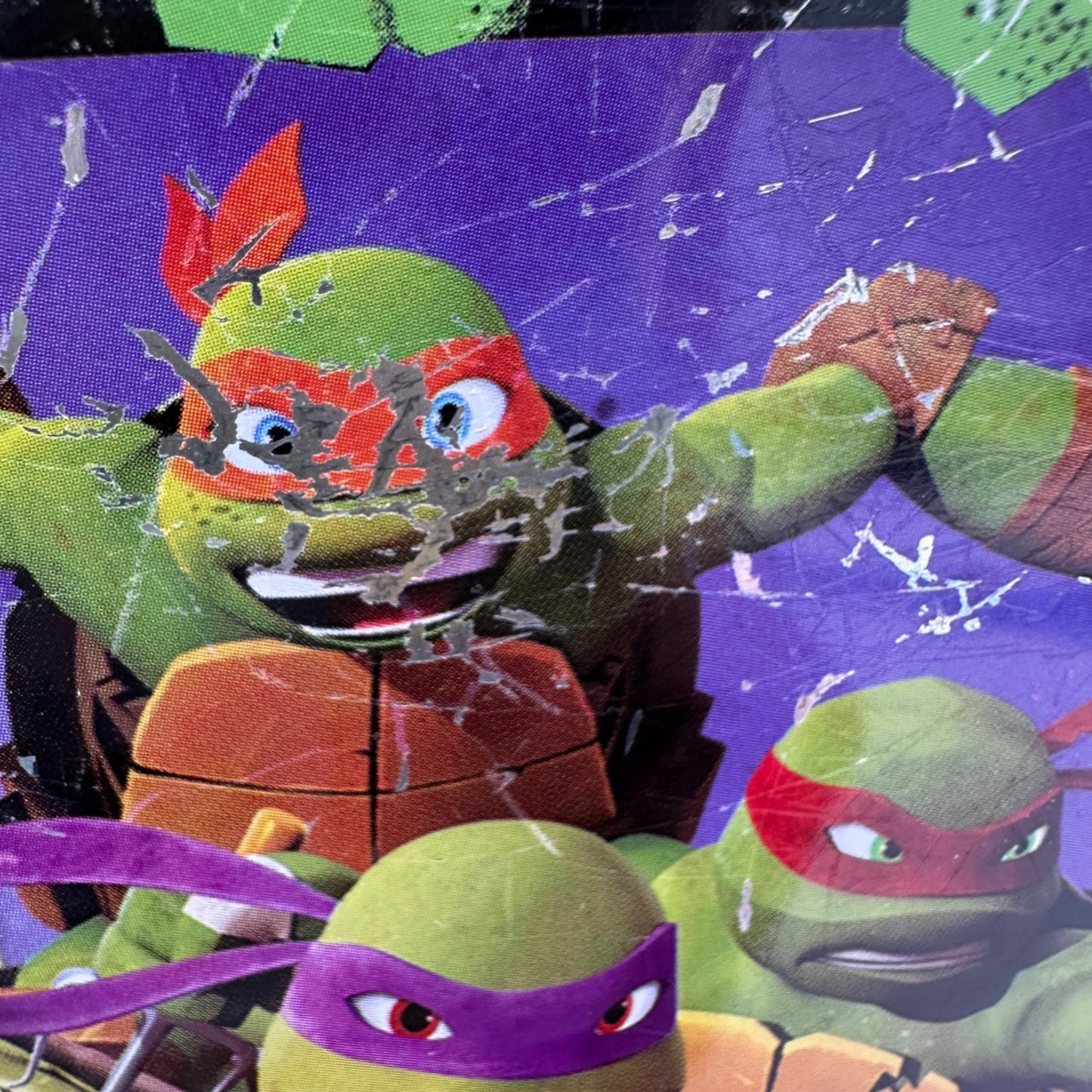 Nickelodeon Teenage Mutant Ninja Turtles Metal Lunch Box With Green Handle