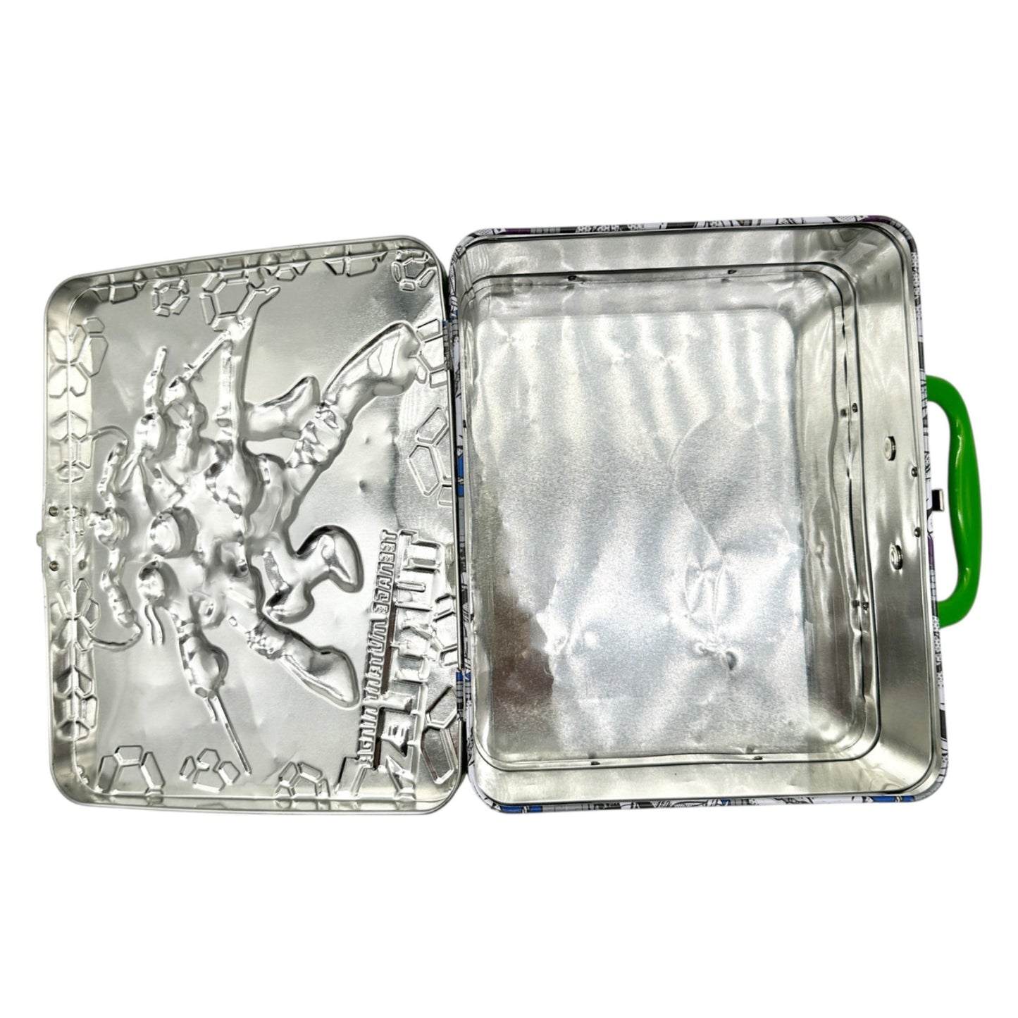 Nickelodeon Teenage Mutant Ninja Turtles Metal Lunch Box With Green Handle