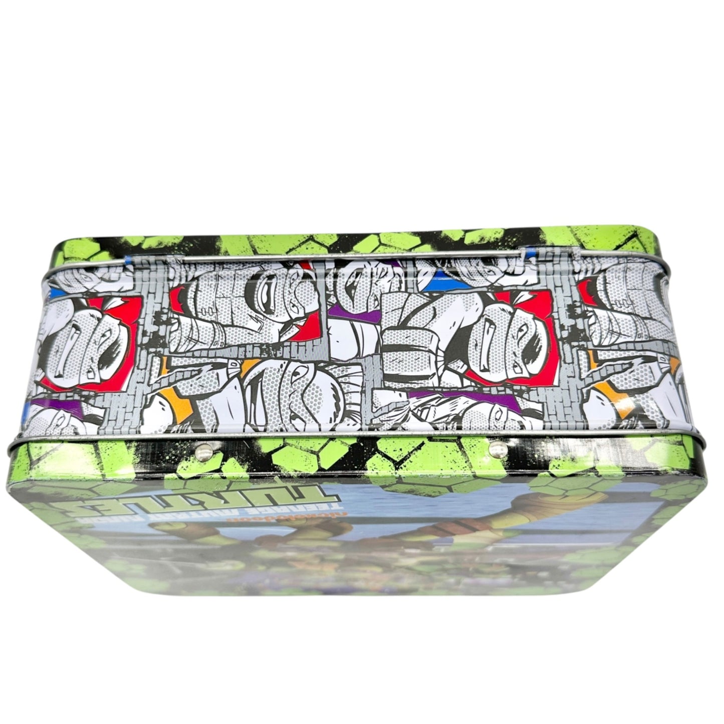 Nickelodeon Teenage Mutant Ninja Turtles Metal Lunch Box With Green Handle