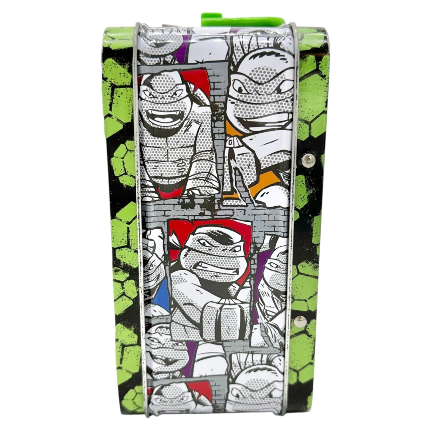 Nickelodeon Teenage Mutant Ninja Turtles Metal Lunch Box With Green Handle