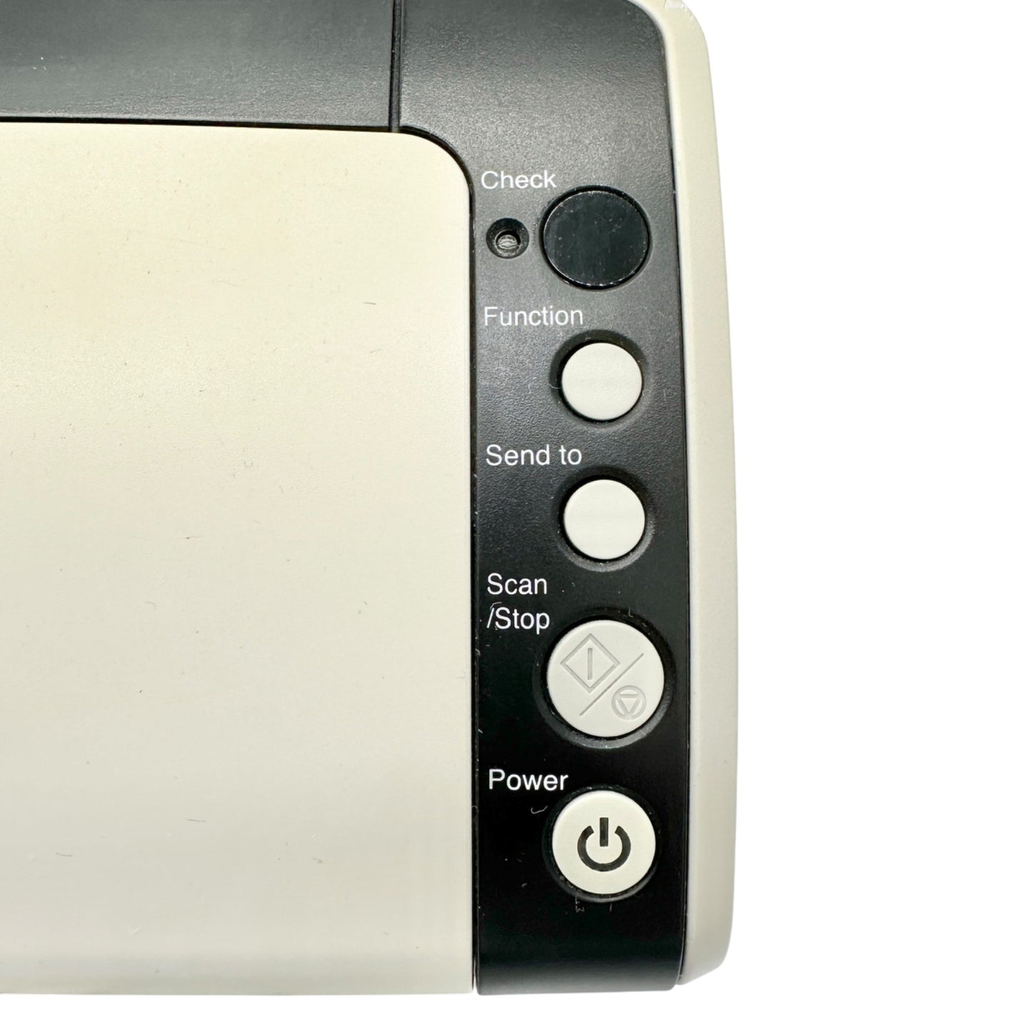 Fujitsu Fi-6130 Document Scanner Multi-Feed Detection With Power Supply Cords