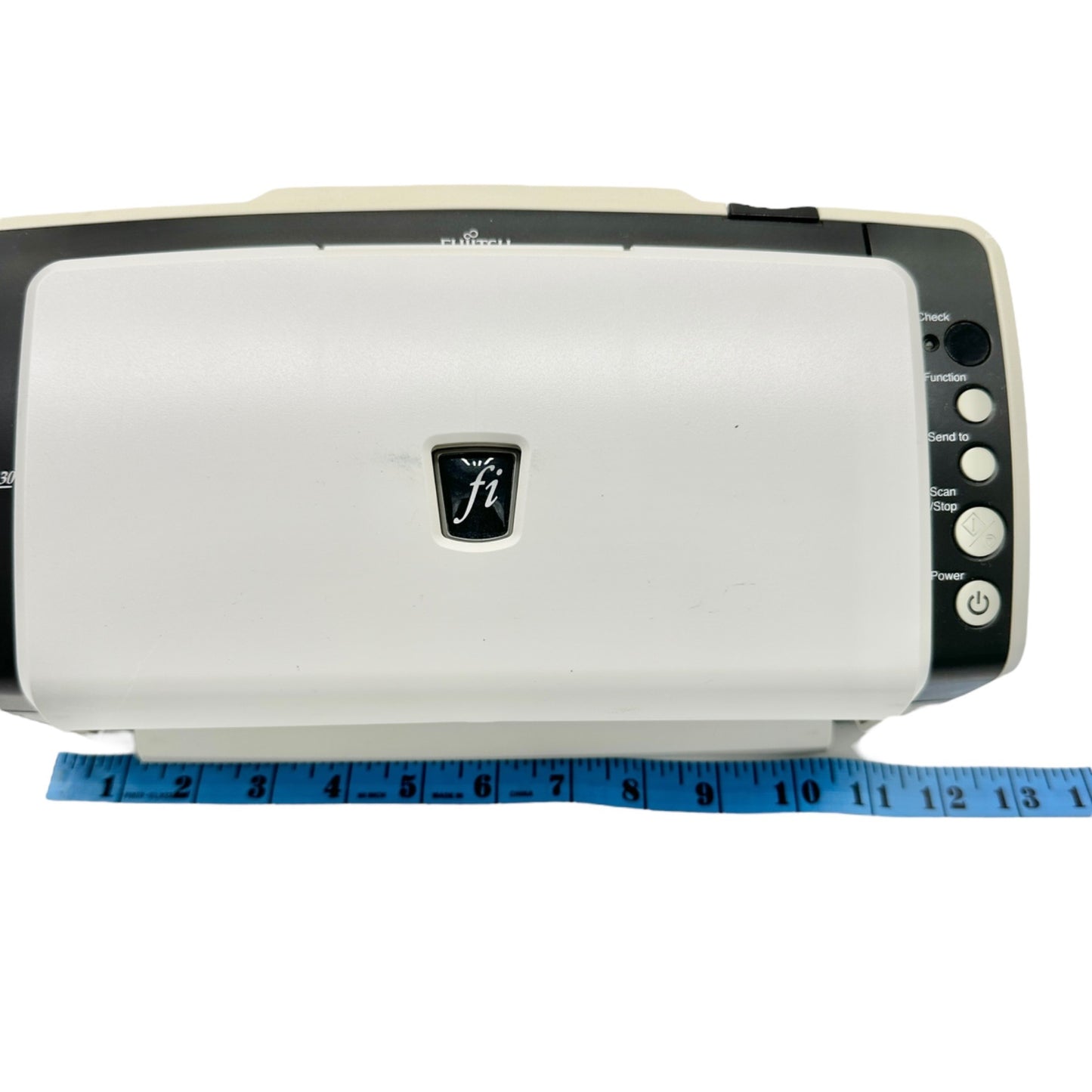 Fujitsu Fi-6130 Document Scanner Multi-Feed Detection With Power Supply Cords