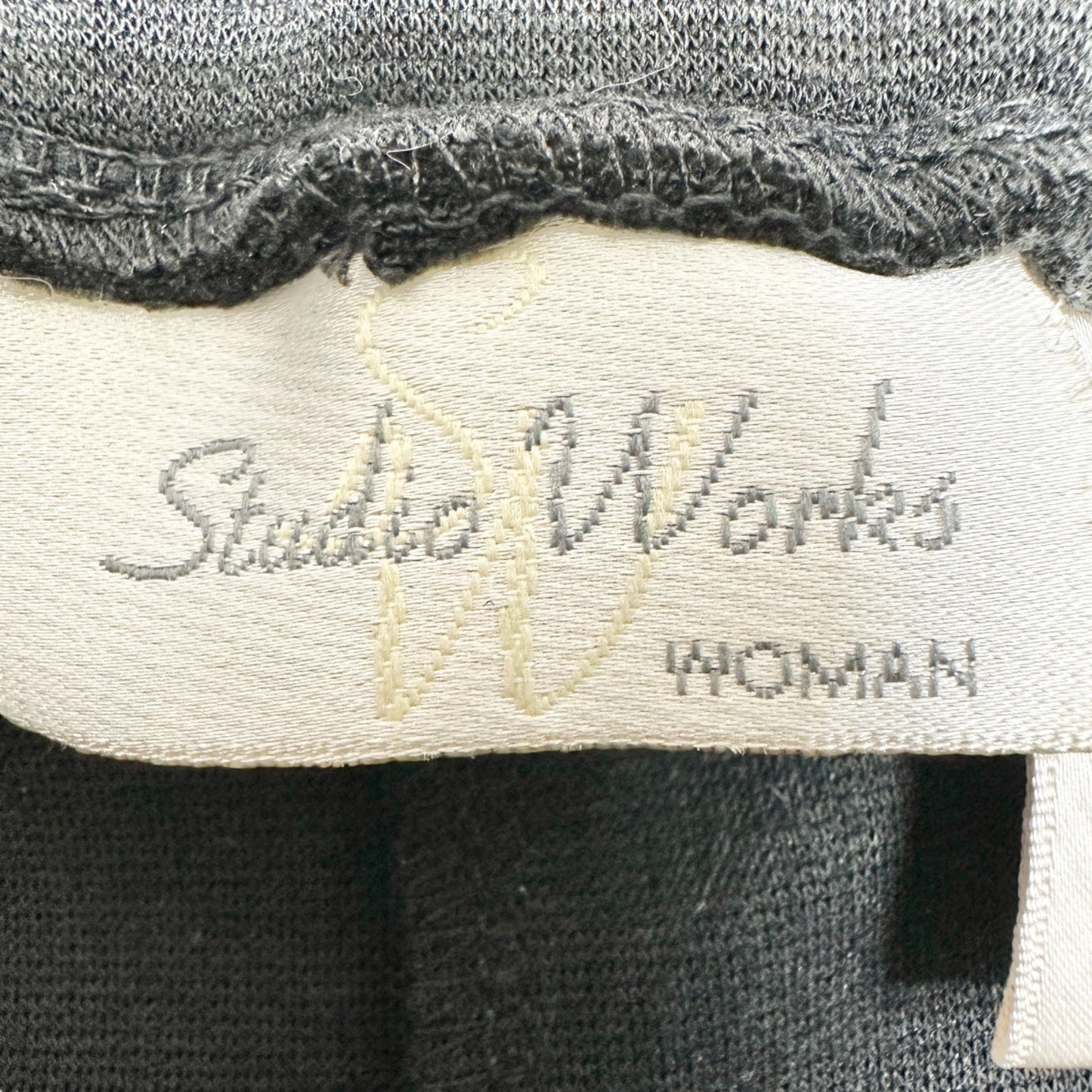 Studio Works Woman Pants 3X Black Stretch Pants High Waist Tapered Leg Pockets