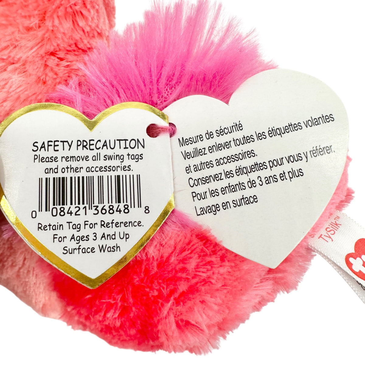 Ty Beanie Boos Gilda Flamingo Plush Soft Collectible Stuffed Animal Wispy Pink