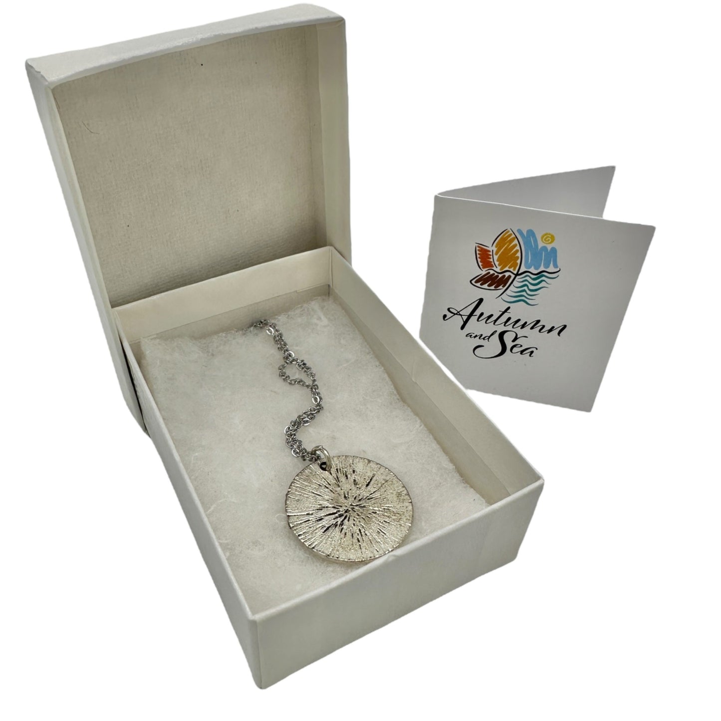 Inspirational Silver Sand Dollar Pendant Necklace Gandhi Quote By Autumn And Sea