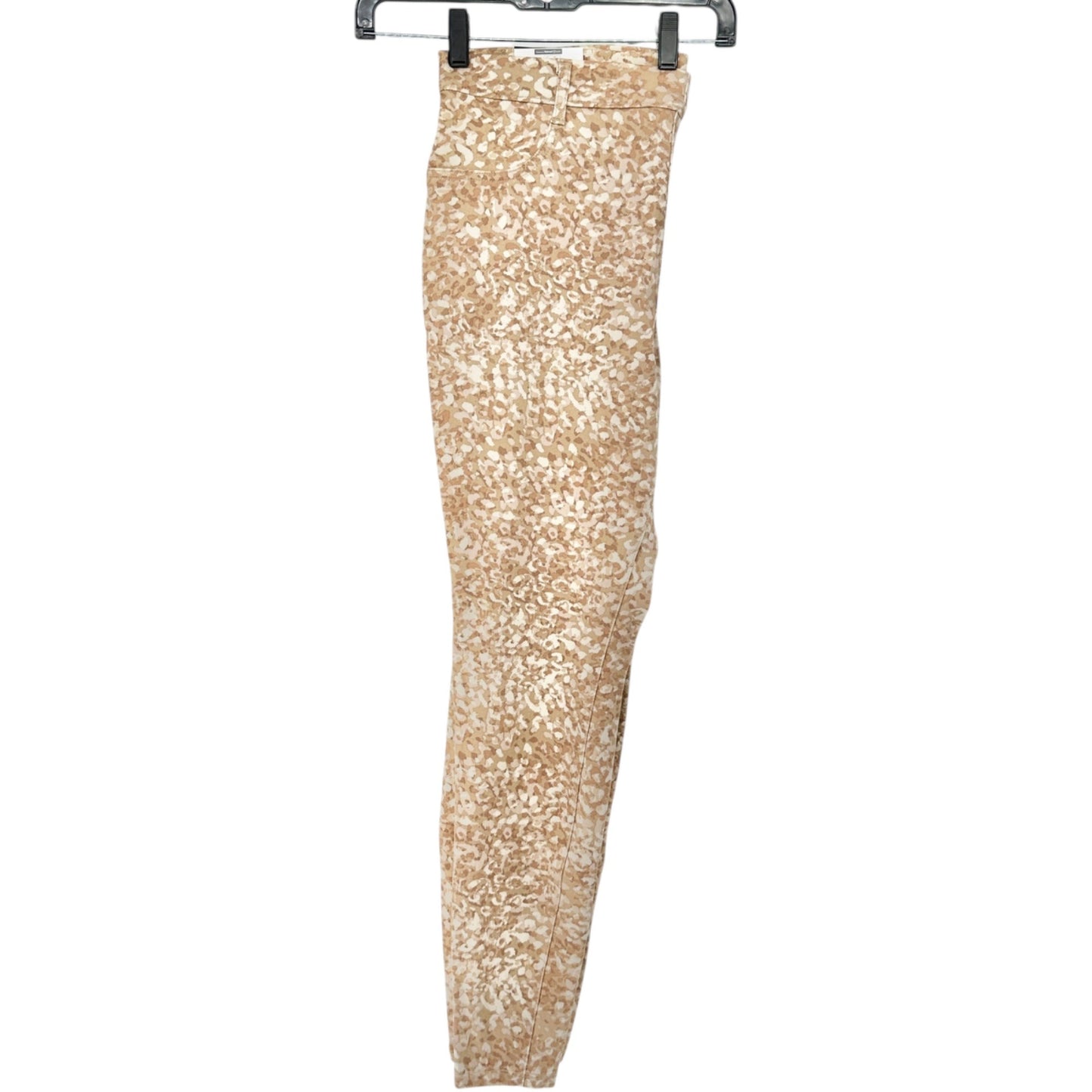 Time And Tru Jeggings Womens XXL 20 High Rise Beige Leopard Printed Stretch