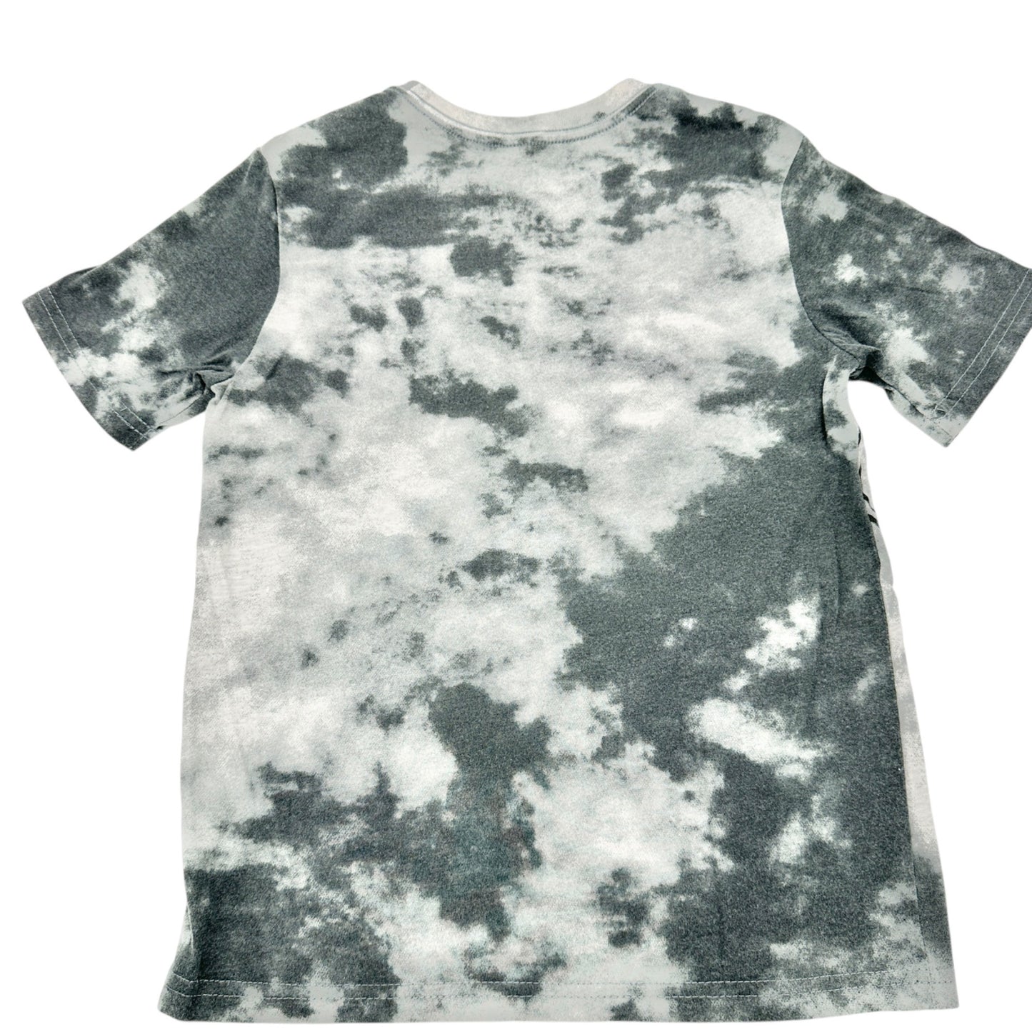 Marvel Spider-Man T-Shirt Boys M (8) Miles Morales Tie-Dye Graphic Gray Red