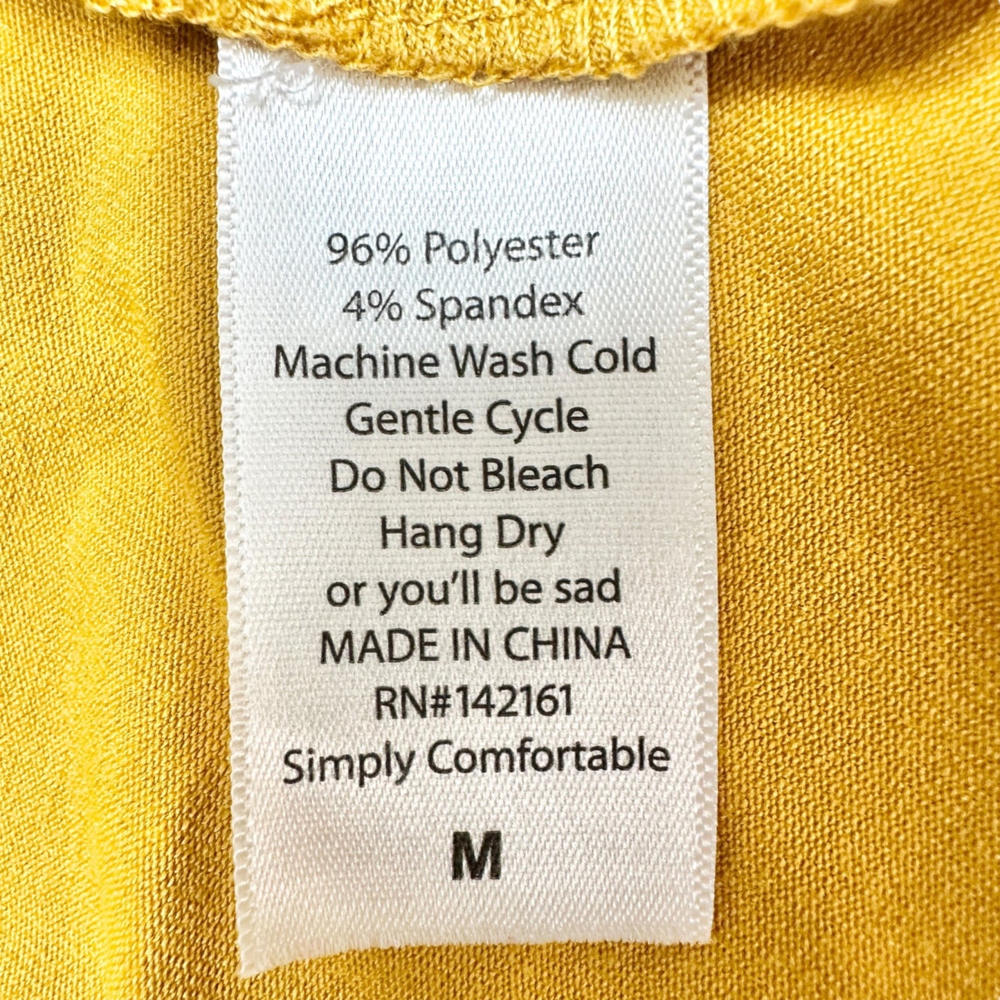 LuLaRoe Carly Dress Womens M SS Mustard Yellow A-Line Soft Stretchy Pocket HiLow