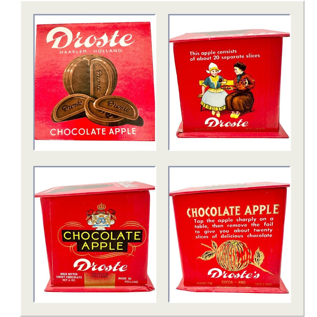 Vintage Droste Chocolates Set Of 7 Chocolate Tins and Boxes Holland Collectibles