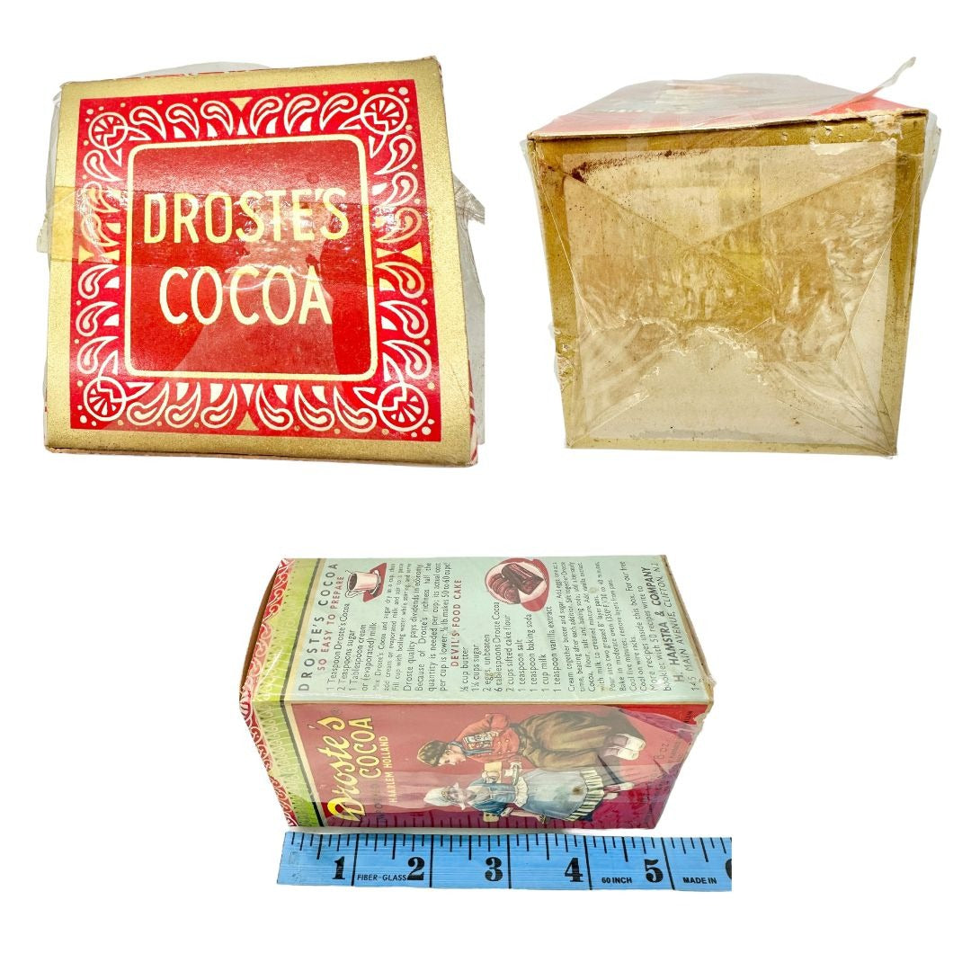 Vintage Droste Chocolates Set Of 7 Chocolate Tins and Boxes Holland Collectibles