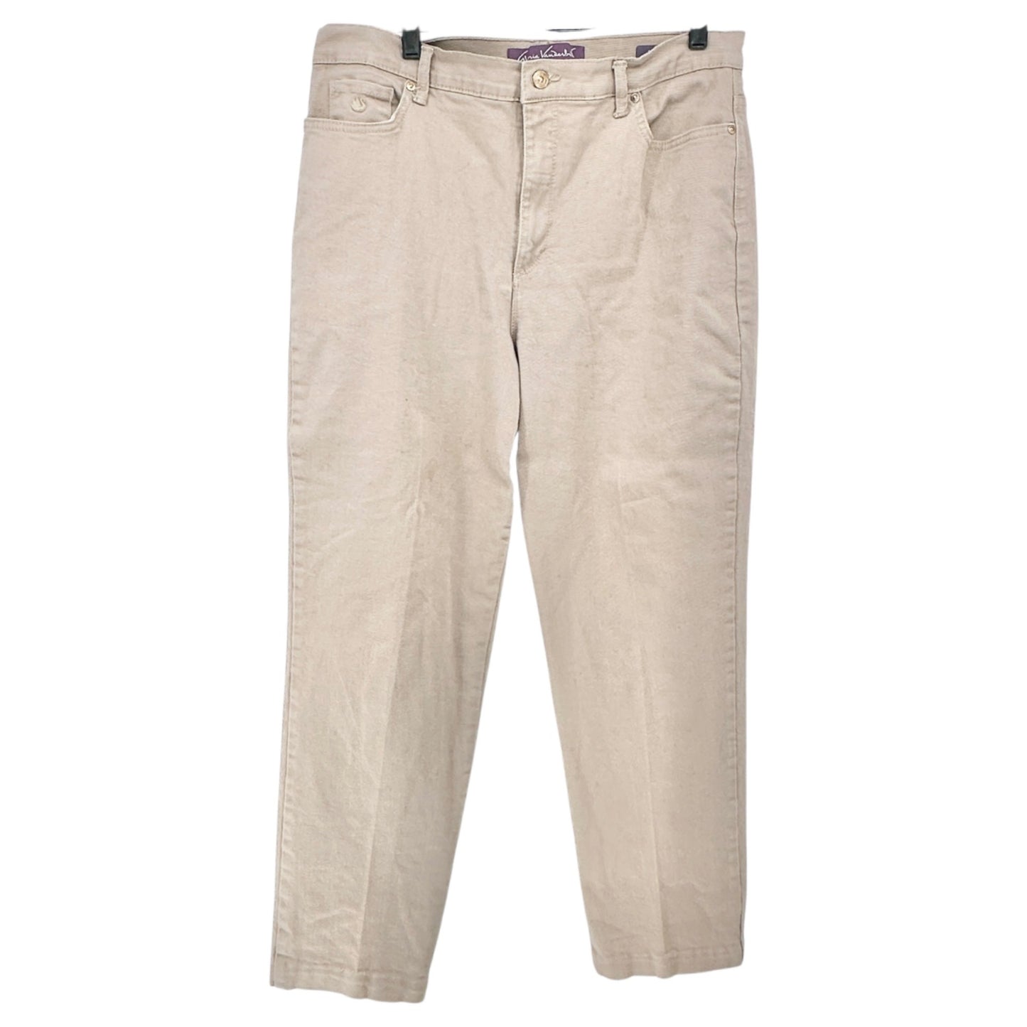 Gloria Vanderbilt Jeans Capris Womens Size 16 Long Cotton/Spandex Blend Missy