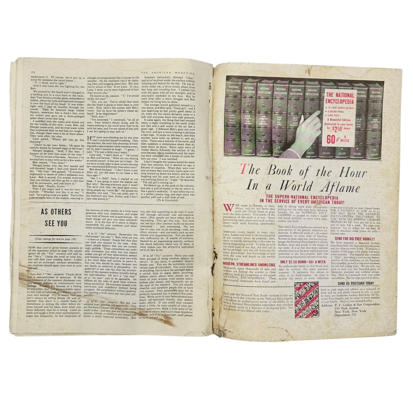 The American Magazine April 1942 Vintage Issue Historic American Narratives