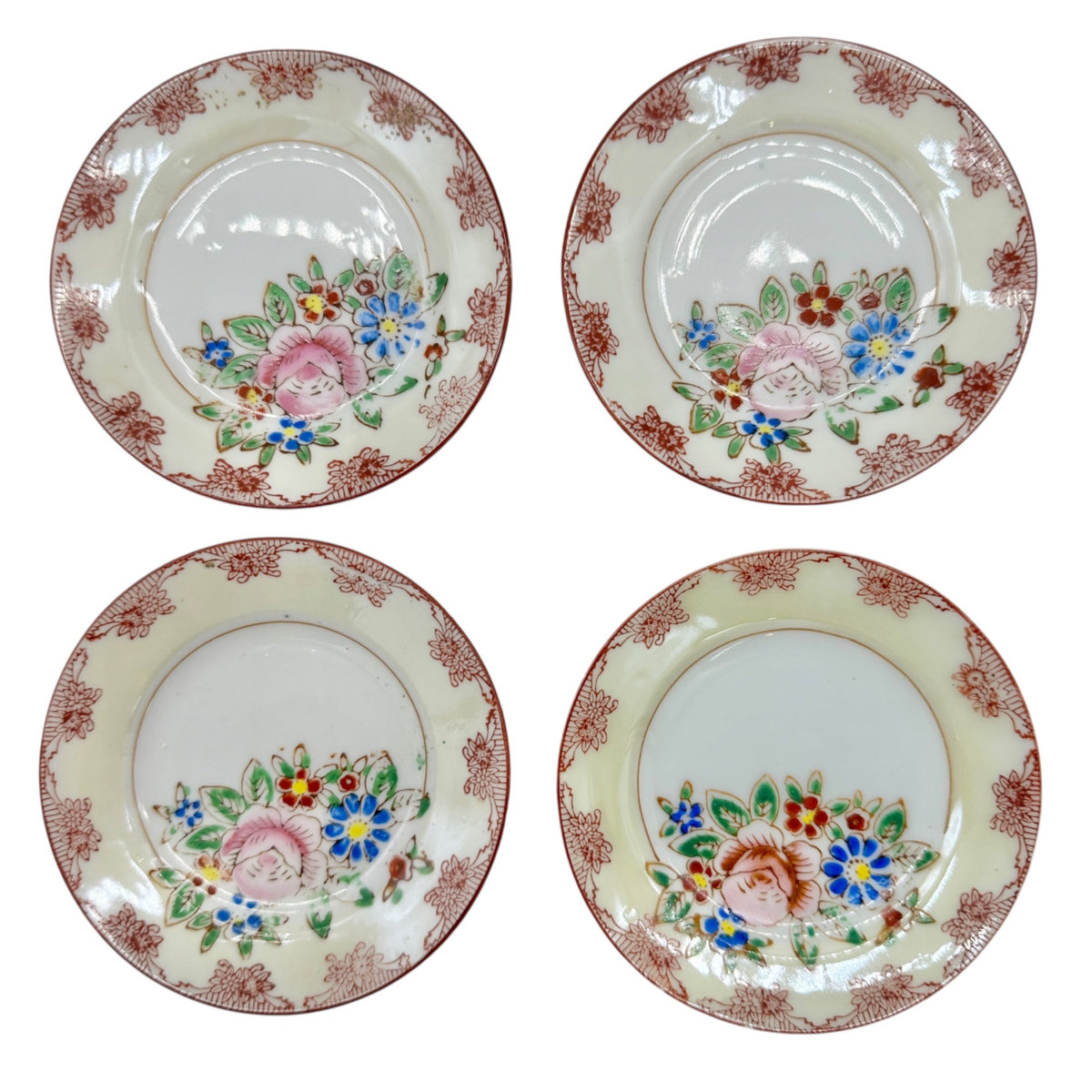 Little Duchess Childrens China Tea Set 20 Piece Hand Painted Floral Design White