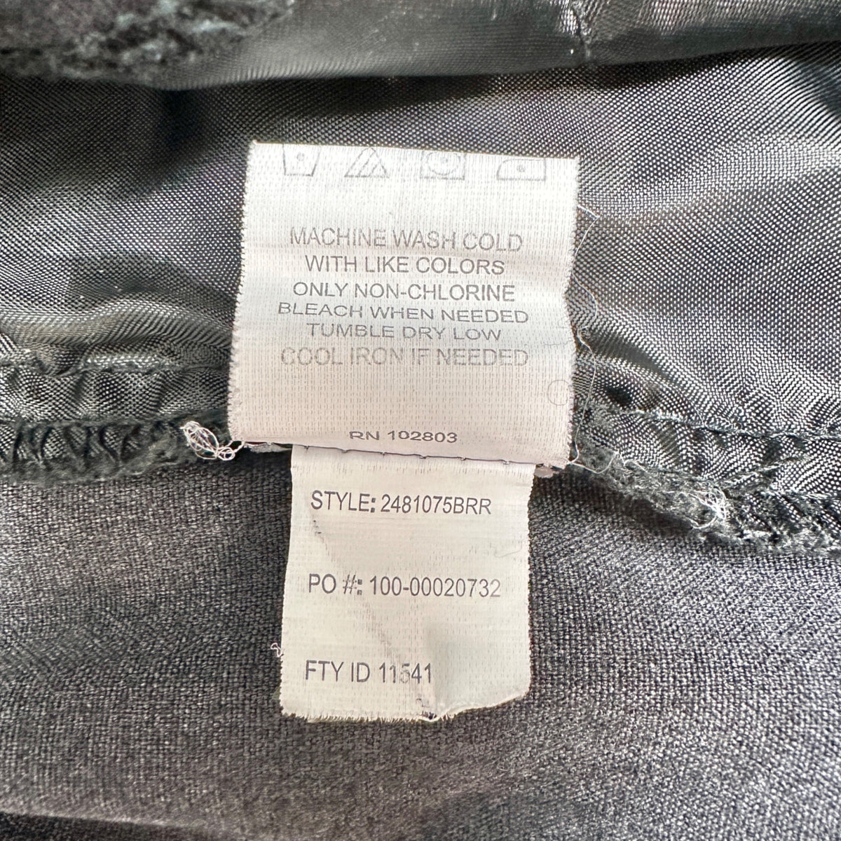 Briggs Womens Pants Size 16WS Black Wide-Leg Polyester Rayon Spandex Blend