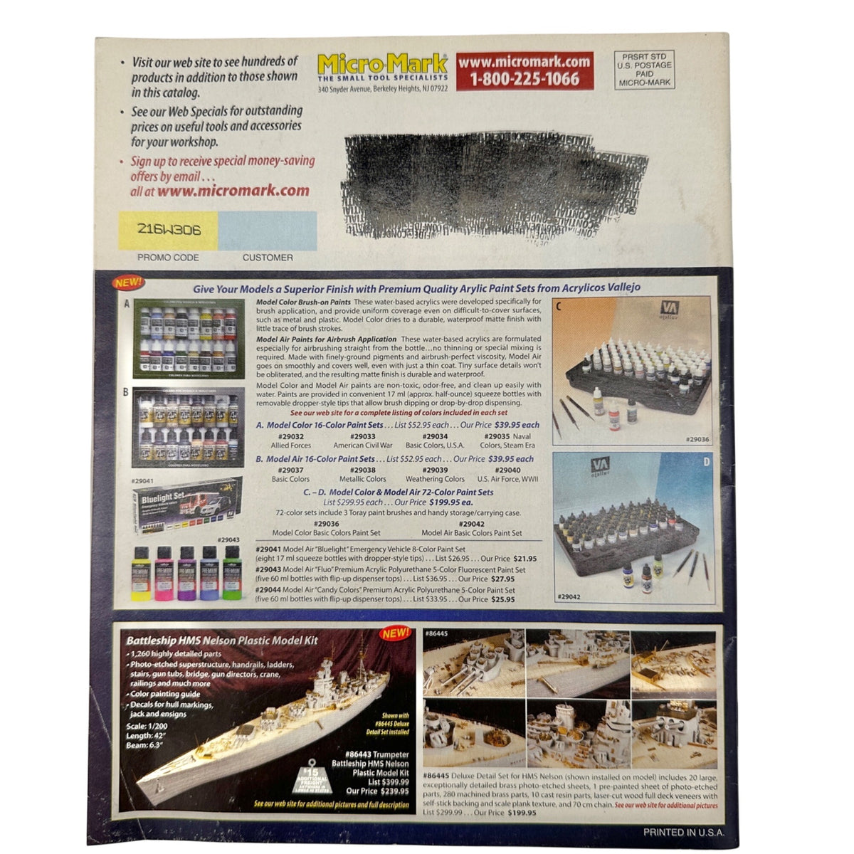 Micro Mark Winter 2016 Small Tools Catalog Feat Model Railroad & Diorama Supply